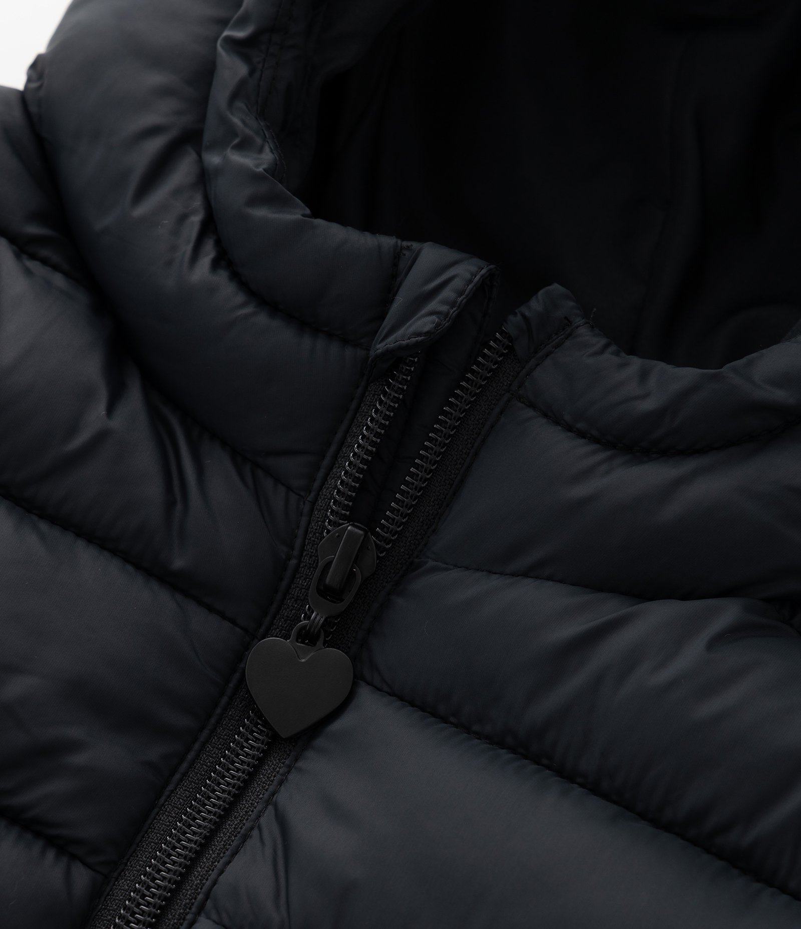 Jaqueta Infantil Puffer em Microfibra com Capuz – Tam 5 a 16 Anos Preto 6