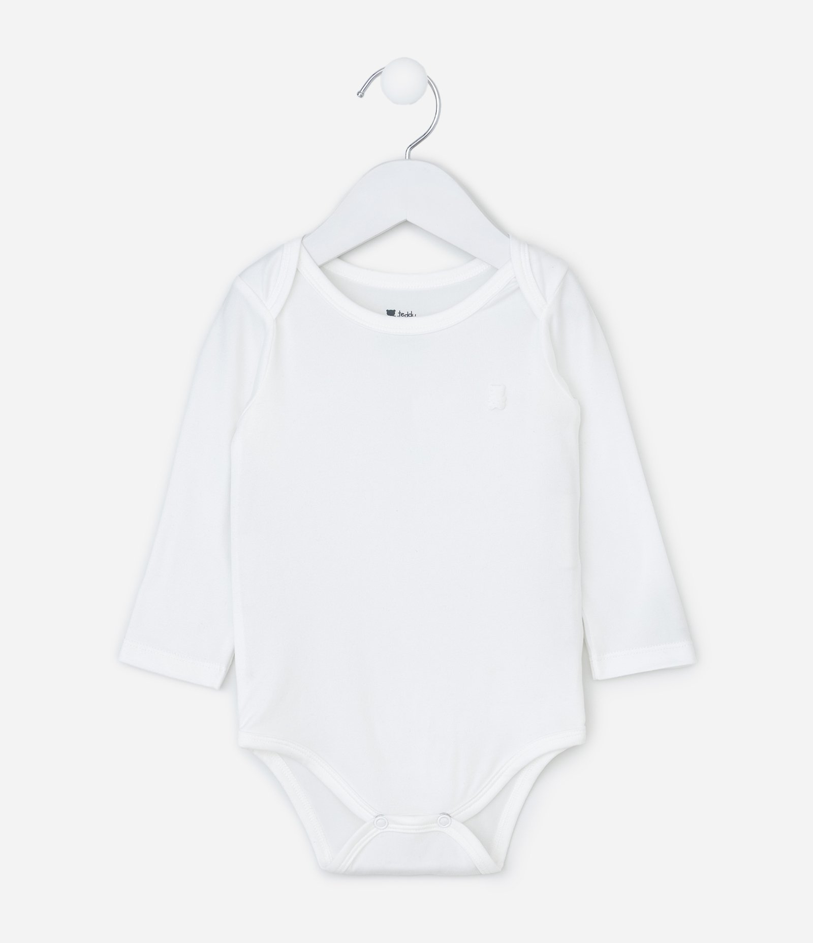 Conjunto Infantil Térmico com Body Manga Longa e Calça – Tam RN a 24 Meses Branco 3