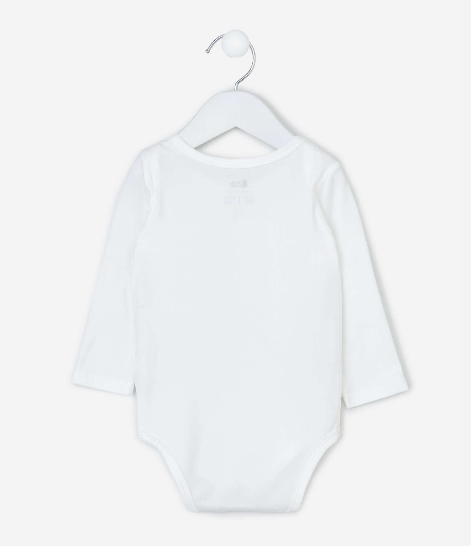 Conjunto Infantil Térmico com Body Manga Longa e Calça – Tam RN a 24 Meses Branco 4