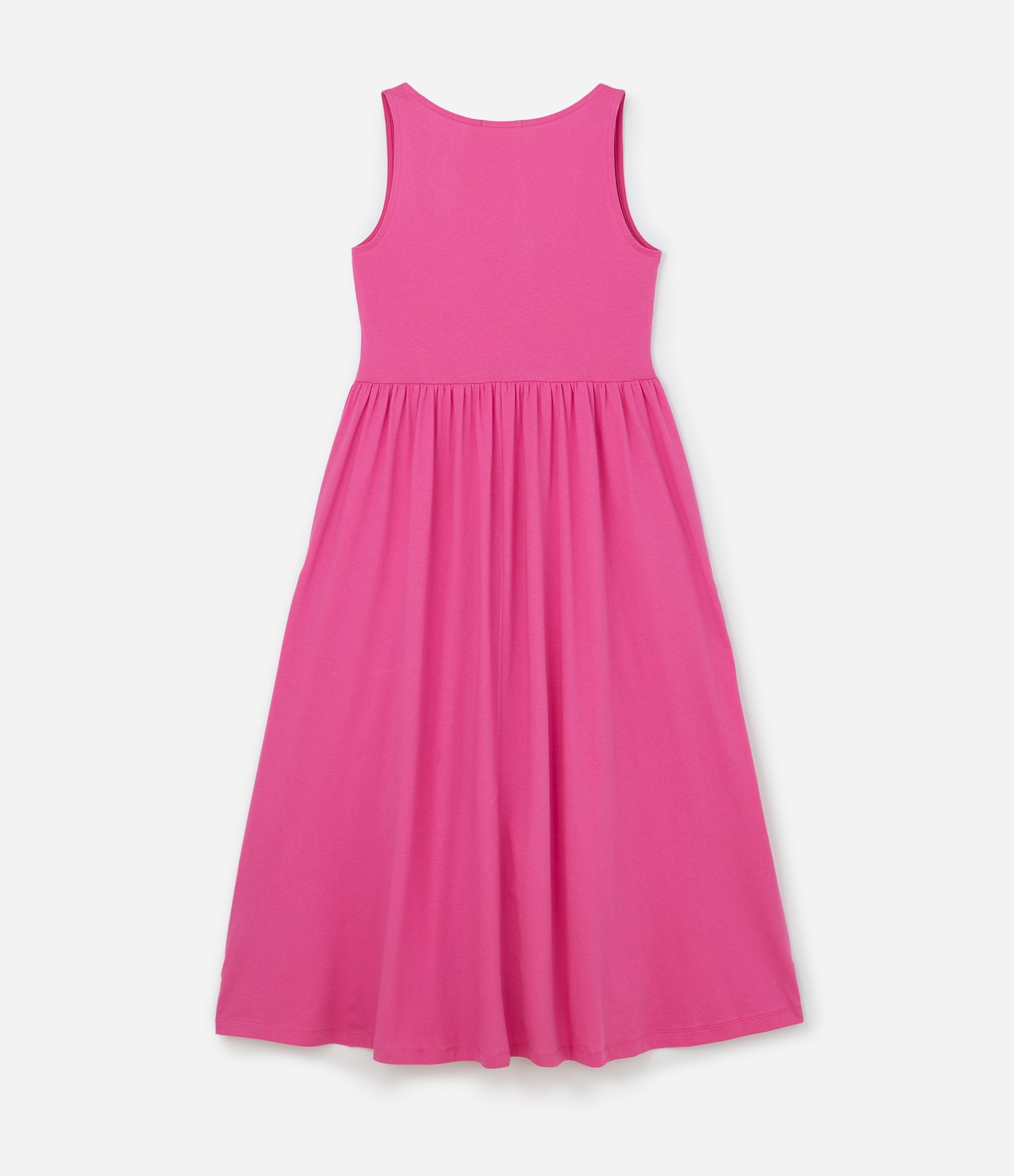 Vestido Midi em Algodão com Cintura em V Curve & Plus Size Rosa 6
