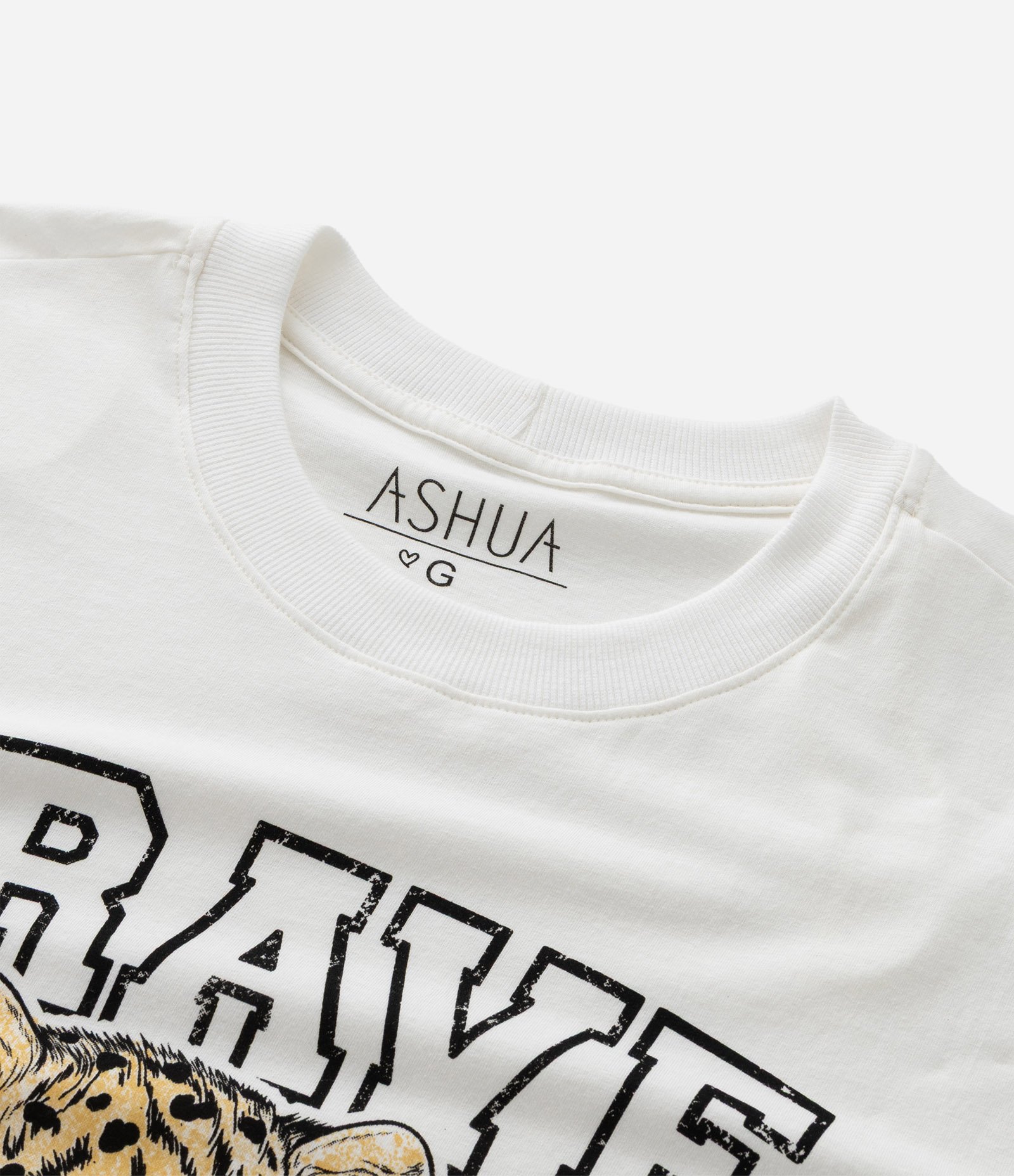 Camiseta Alongada com Estampa de Onça Curve & Plus Size Branco 7