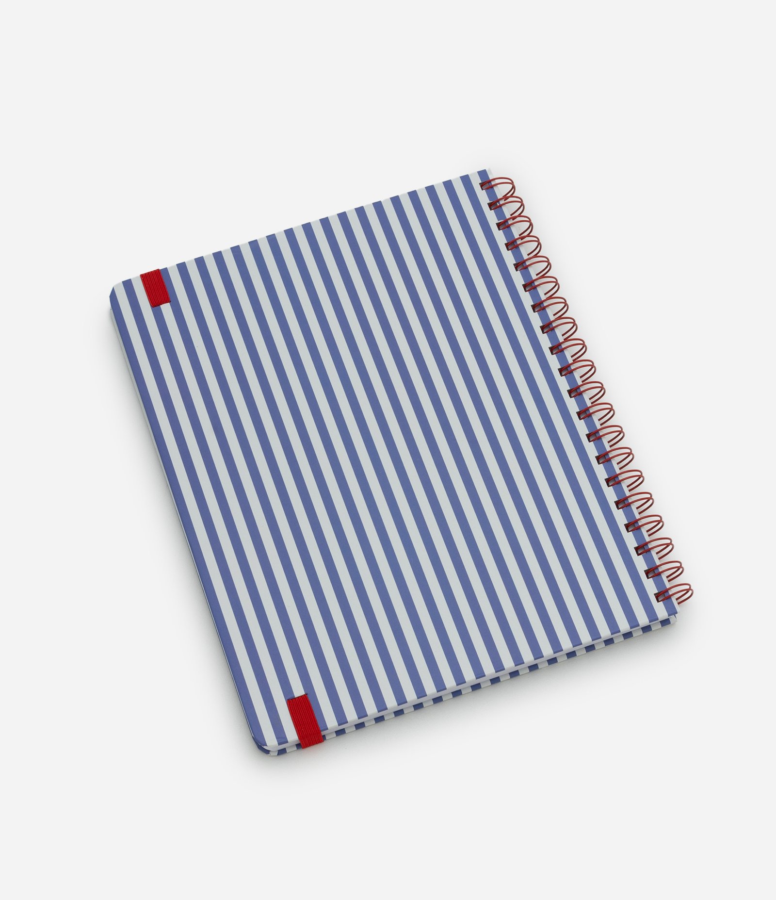 Caderno com Espiral e Estampa de Lagosta Azul / Branco 2