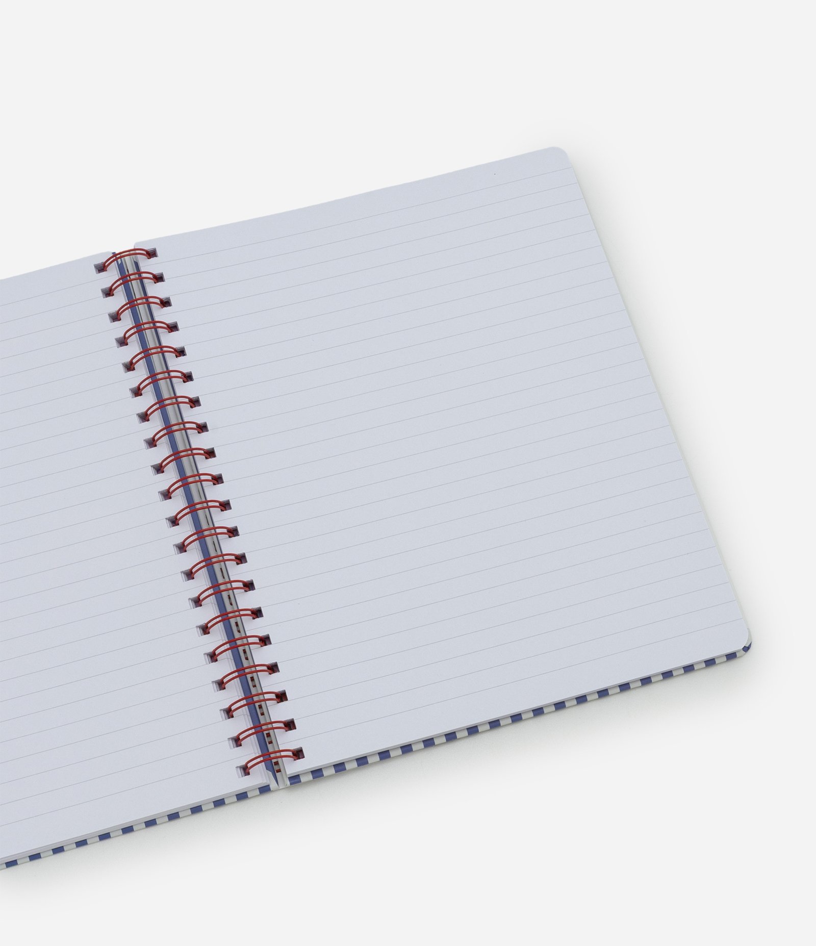 Caderno com Espiral e Estampa de Lagosta Azul / Branco 4