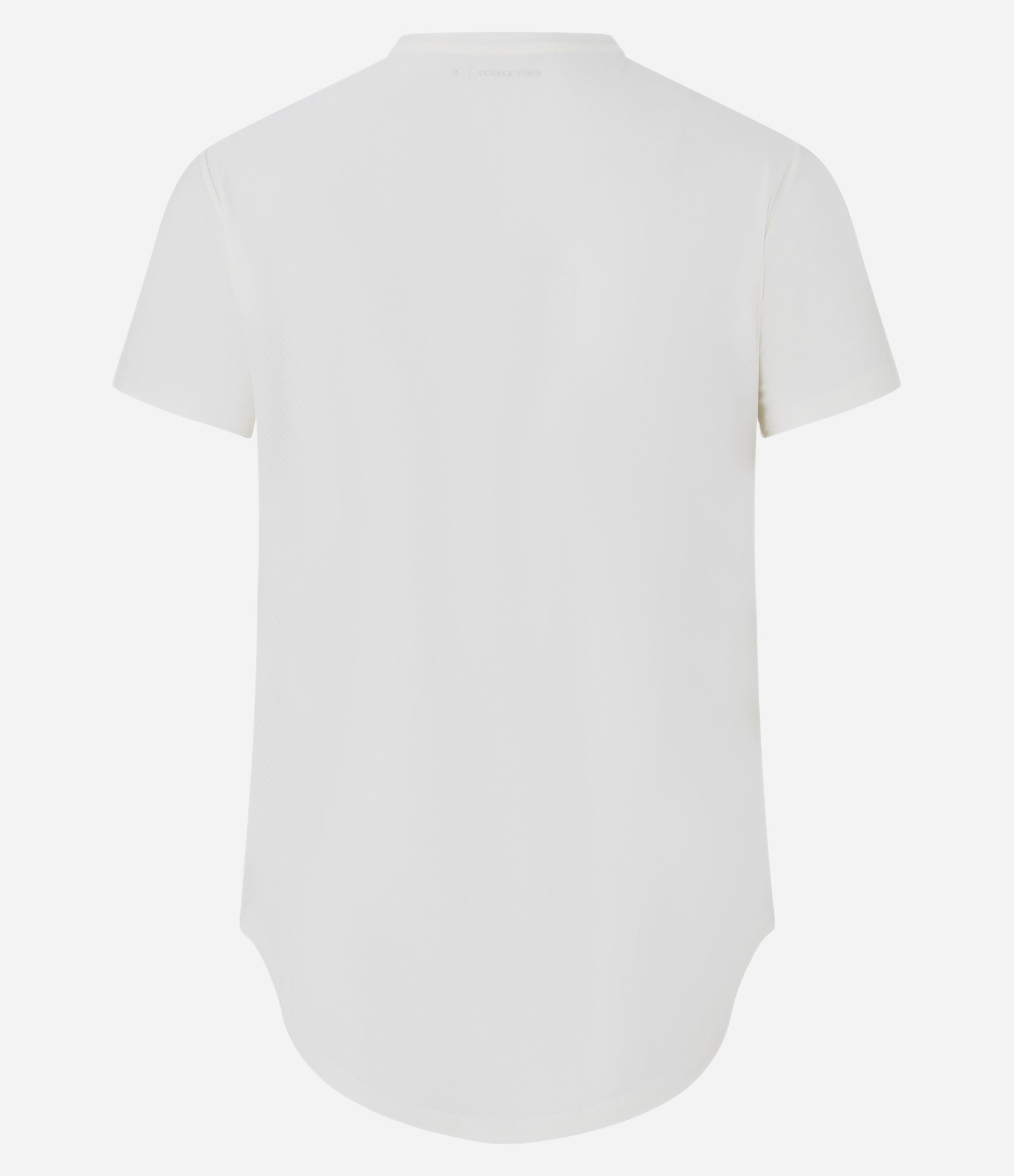 Camiseta Esportiva em Helanca com Estampa de Ondas Verticais Branco 8