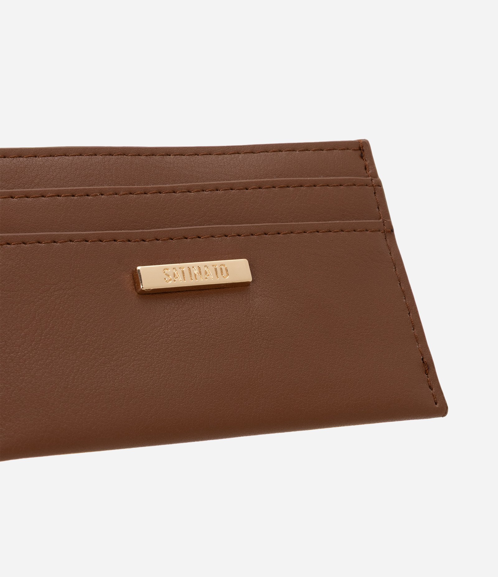 Carteira Pequena com Divisórias Marrom 4