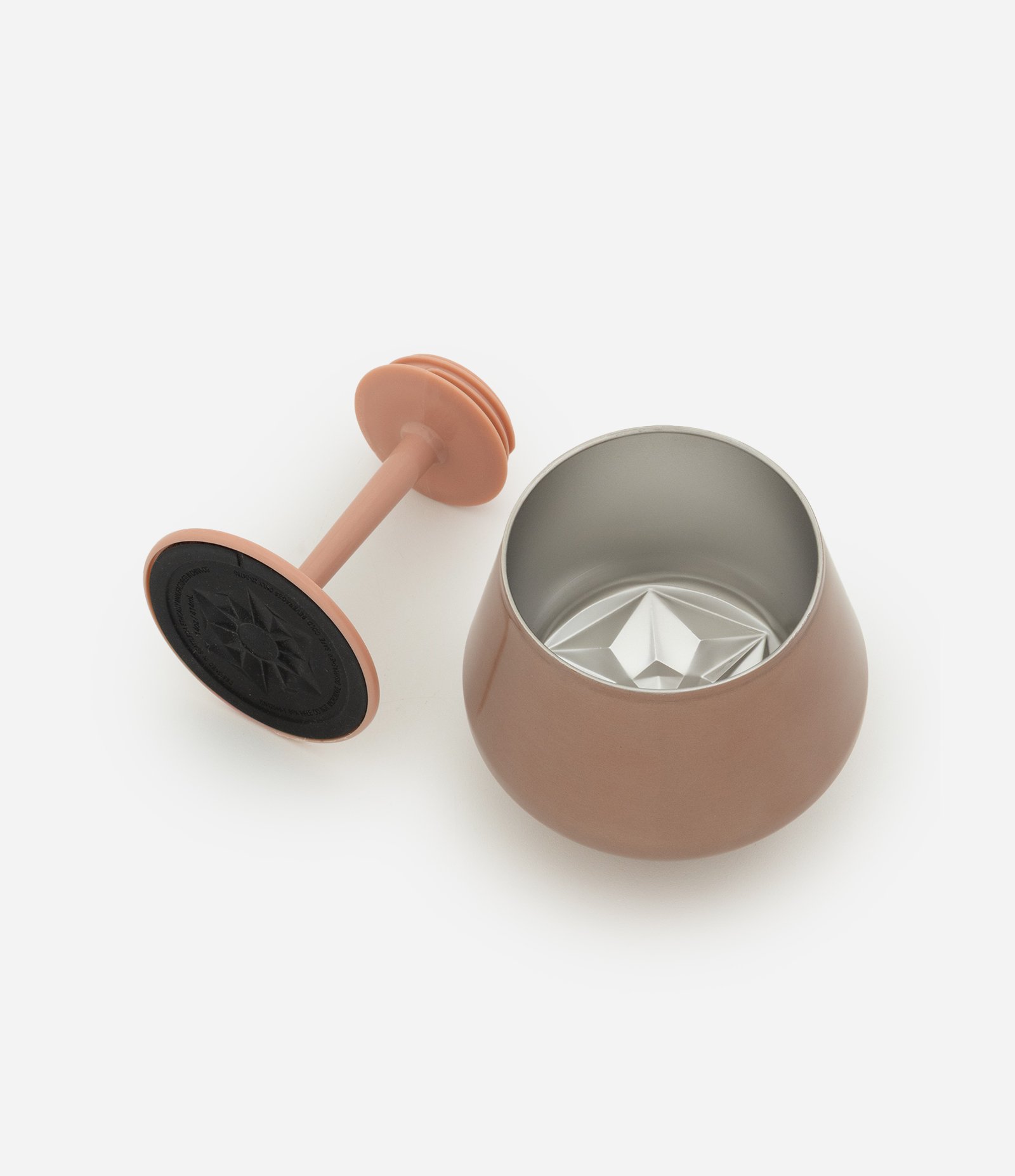 Taça Térmica em Metálica Rosa 3