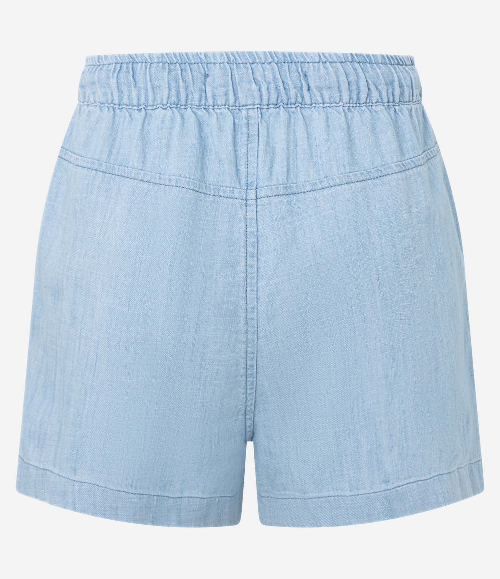 Short Runner em Jeans com Pingente de Abacaxi na Amarração Claro 6