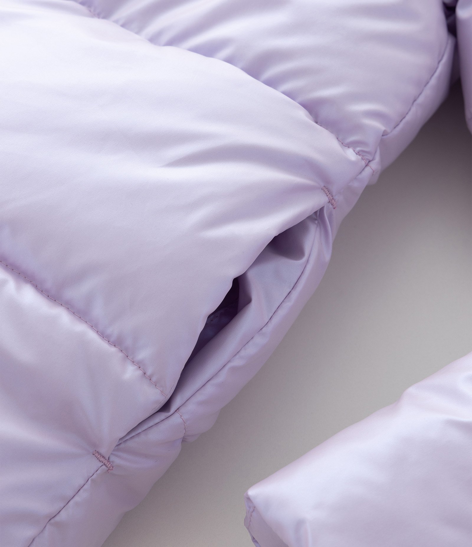 Jaqueta Infantil Puffer com Ondas Holográficas – Tam 5 a 14 Anos Lilás 6