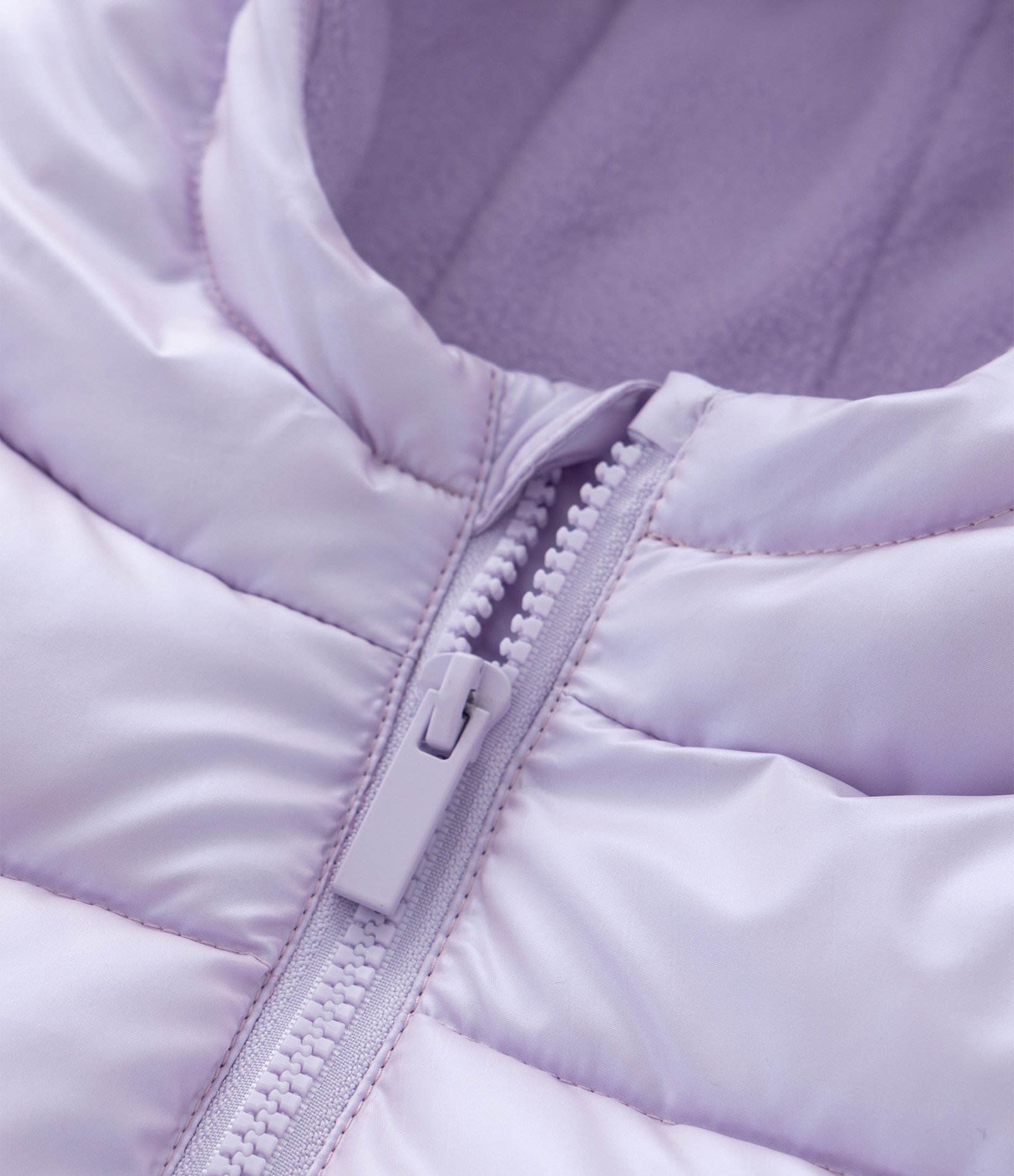 Jaqueta Infantil Puffer com Ondas Holográficas – Tam 5 a 14 Anos Lilás 7