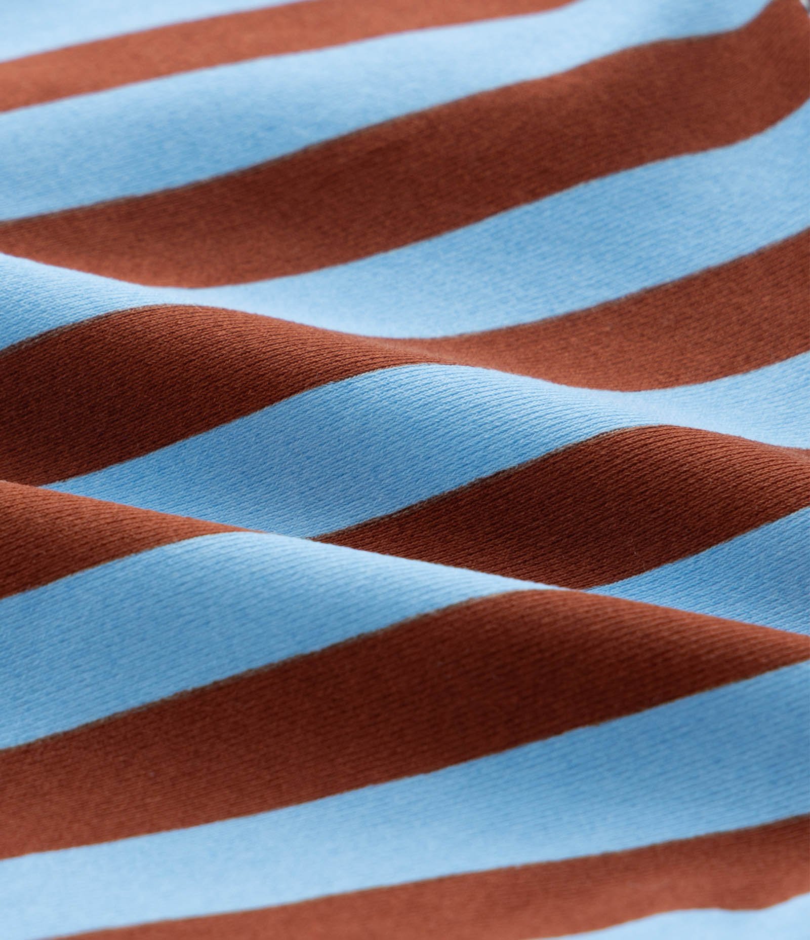 Biquini Infantil em Microfibra com Estampa de Listras - Tam 4 a 14 Anos Azul/Marrom 7