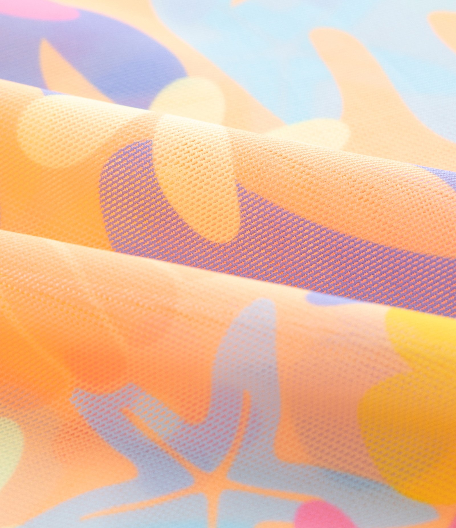 Saída de Praia Infantil em Tule com Estampa Floral – Tam 5 a 16 Amarelo 3