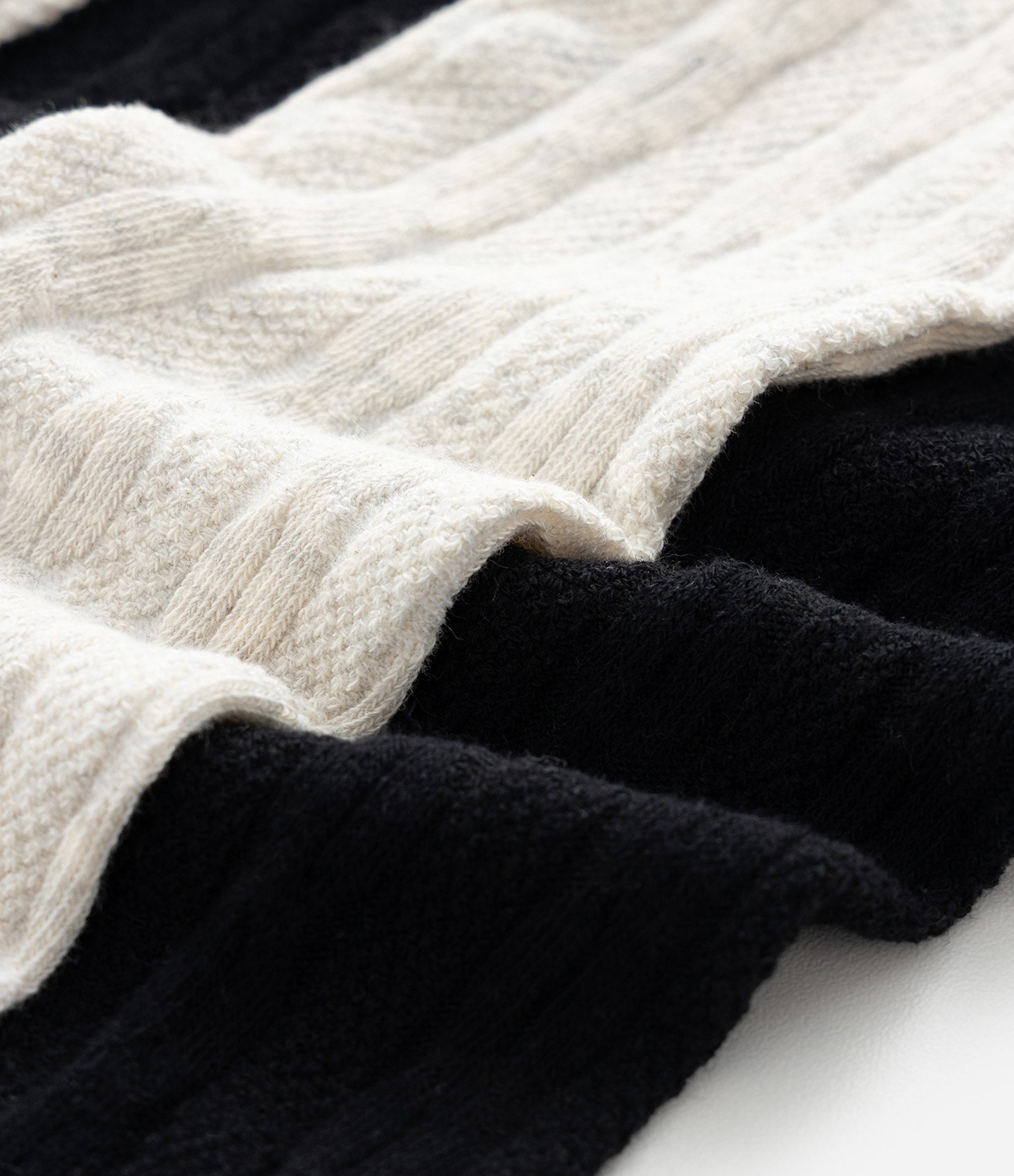 Kit 02 Meias Calças Infantil Texturizada – Tam PP ao G Preto/Cinza 3