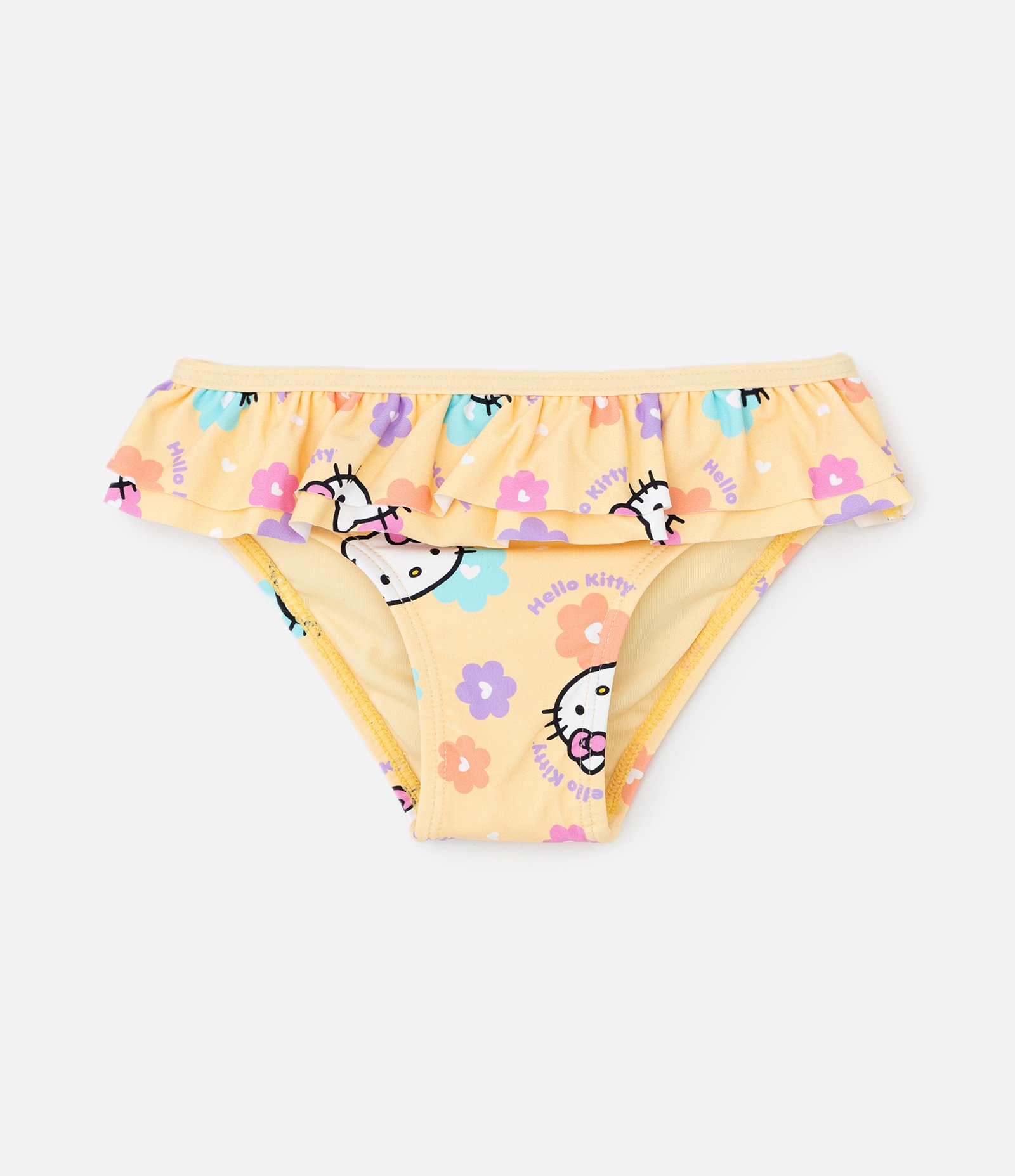 Conjunto Infantil UV da Hello Kitty com Blusa e Calcinha de Biquíni – Tam 1 a 4 Anos Rosa/Amarelo 4