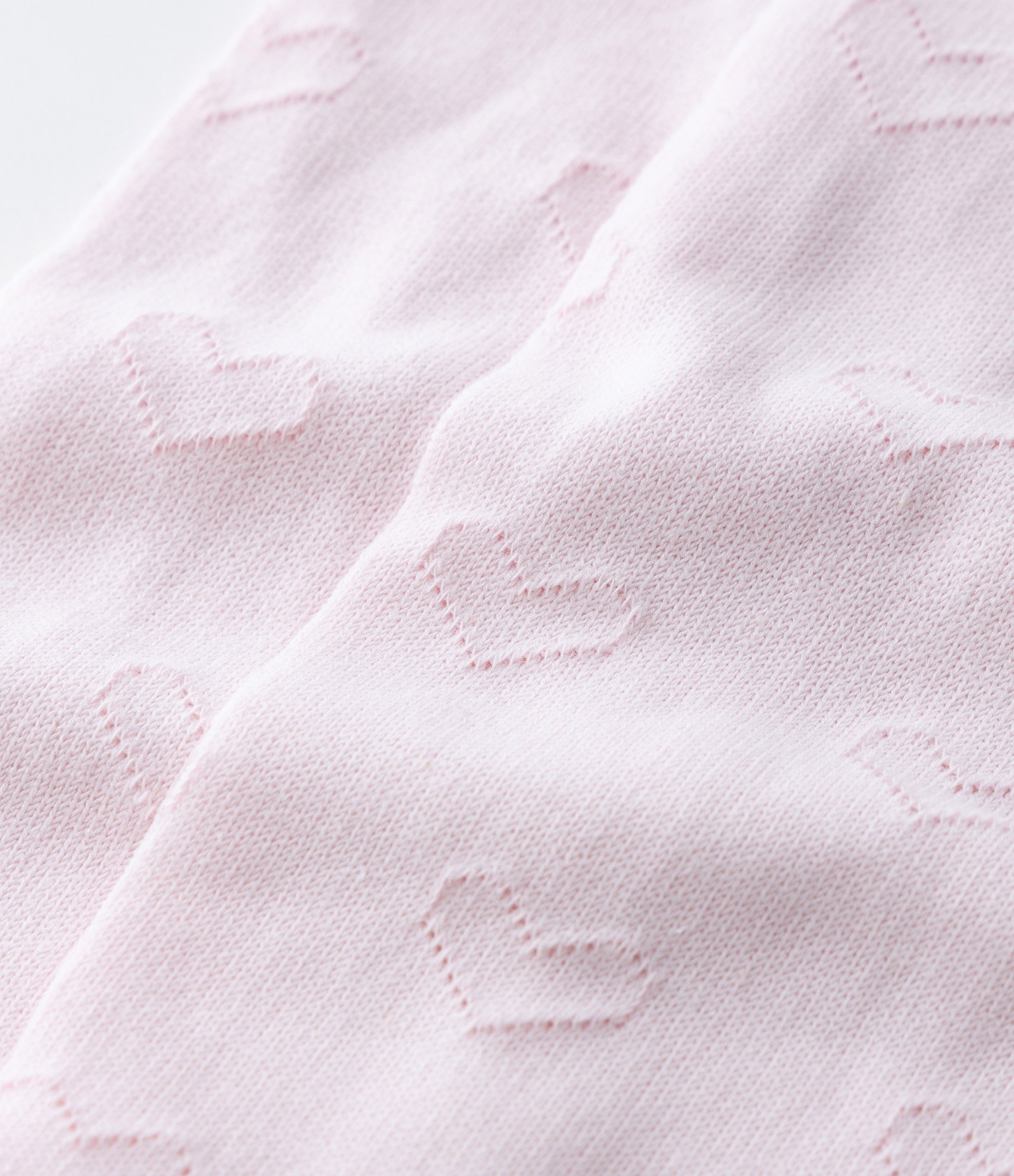 Meia Calça Infantil Texturizada com Corações – Tam PP ao G Rosa Claro 3