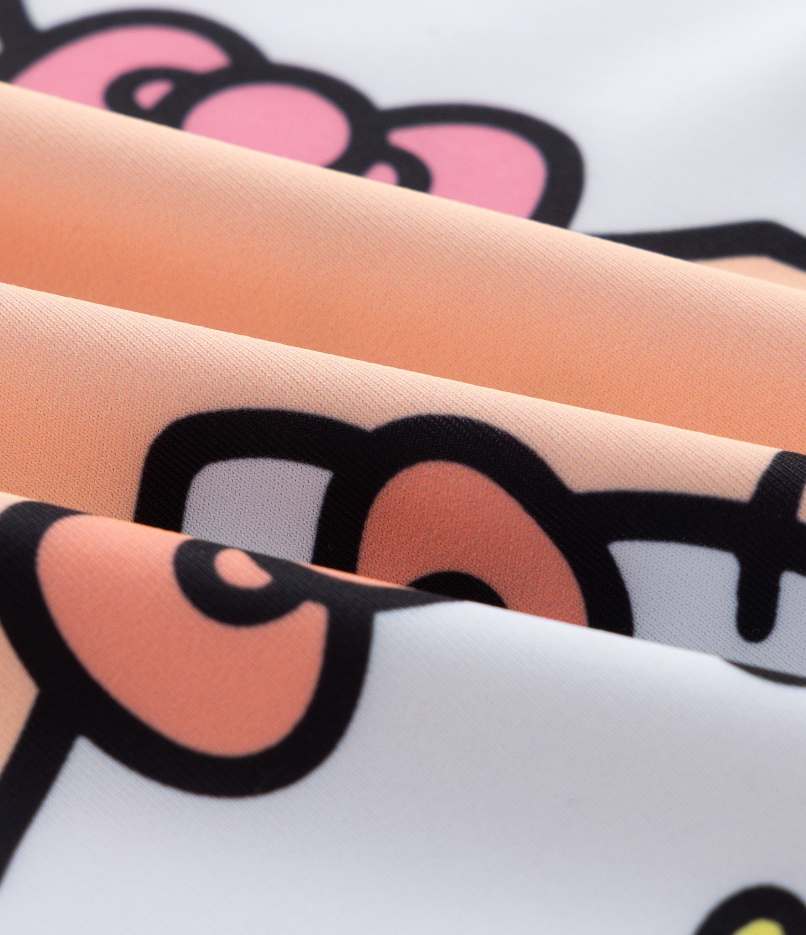 Macacão de Banho Infantil Hello Kitty com Proteção UV – Tam 6 a 4 Anos Salmão Claro 3