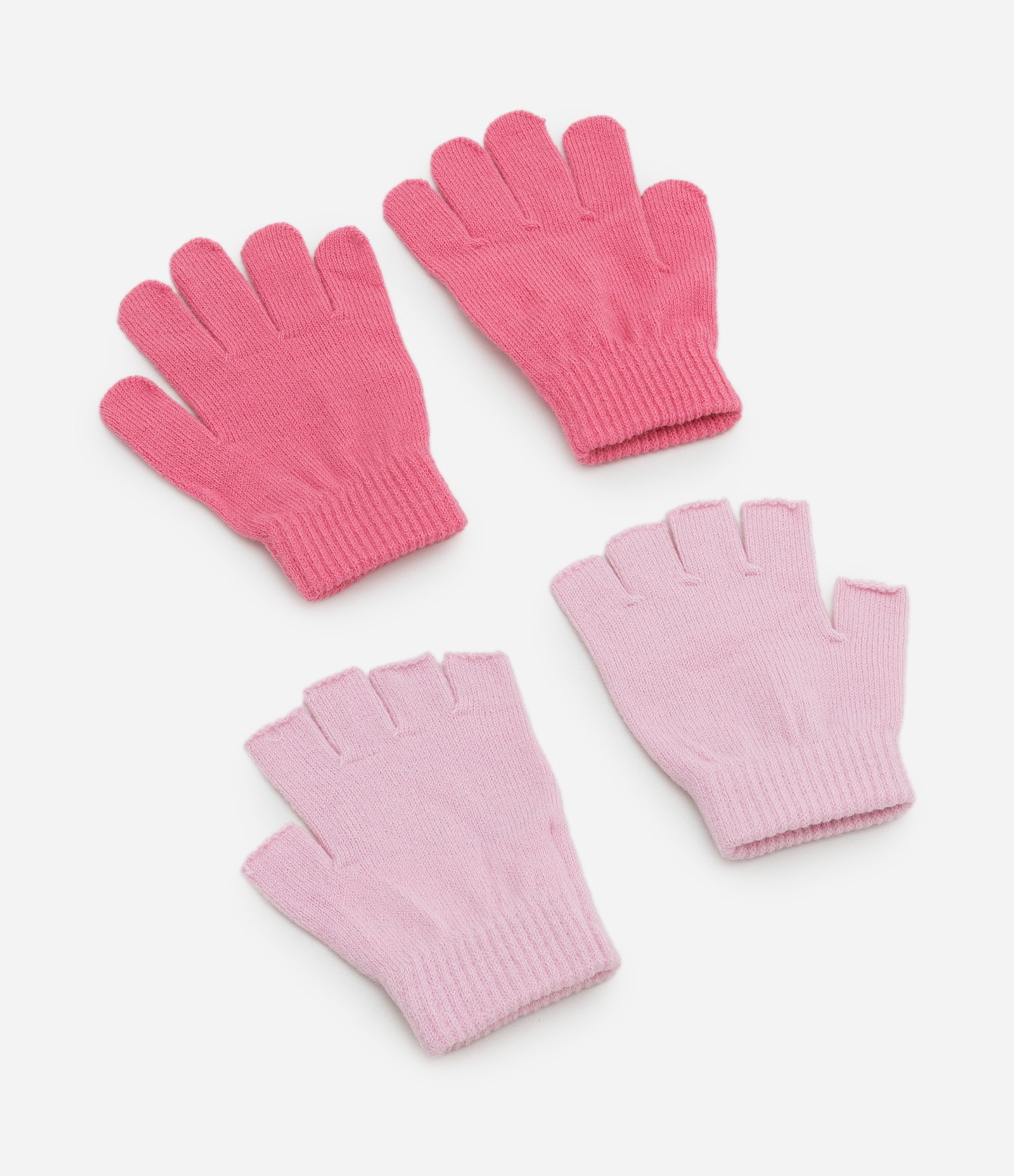 Luva Infantil em Efeito Tricô com Estampa Hello Kitty – Tam 3 a 12 Rosa 2