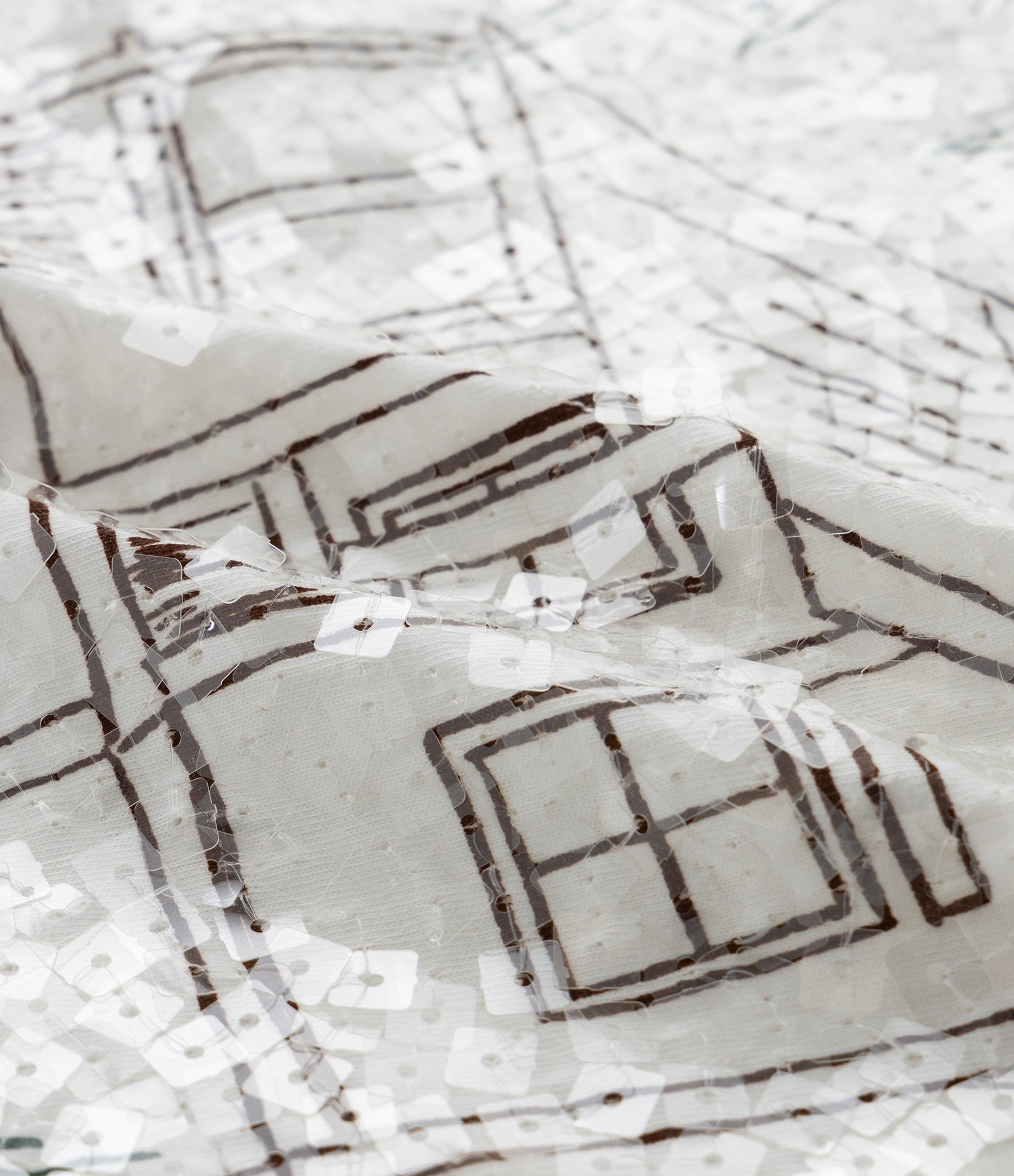 Camiseta com Estampa Coqueiro e Paetês Curve & Plus Size Branco 3