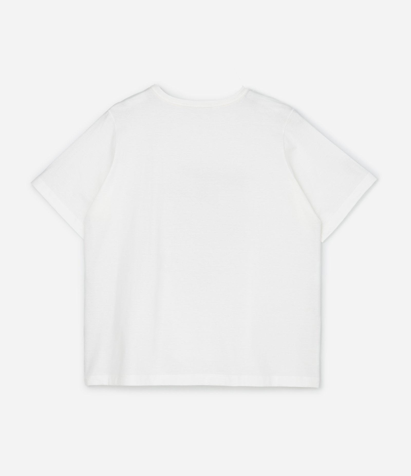 Camiseta Regular em Algodão com Bordado Fundo do Mar Curve & Plus Size Branco 4