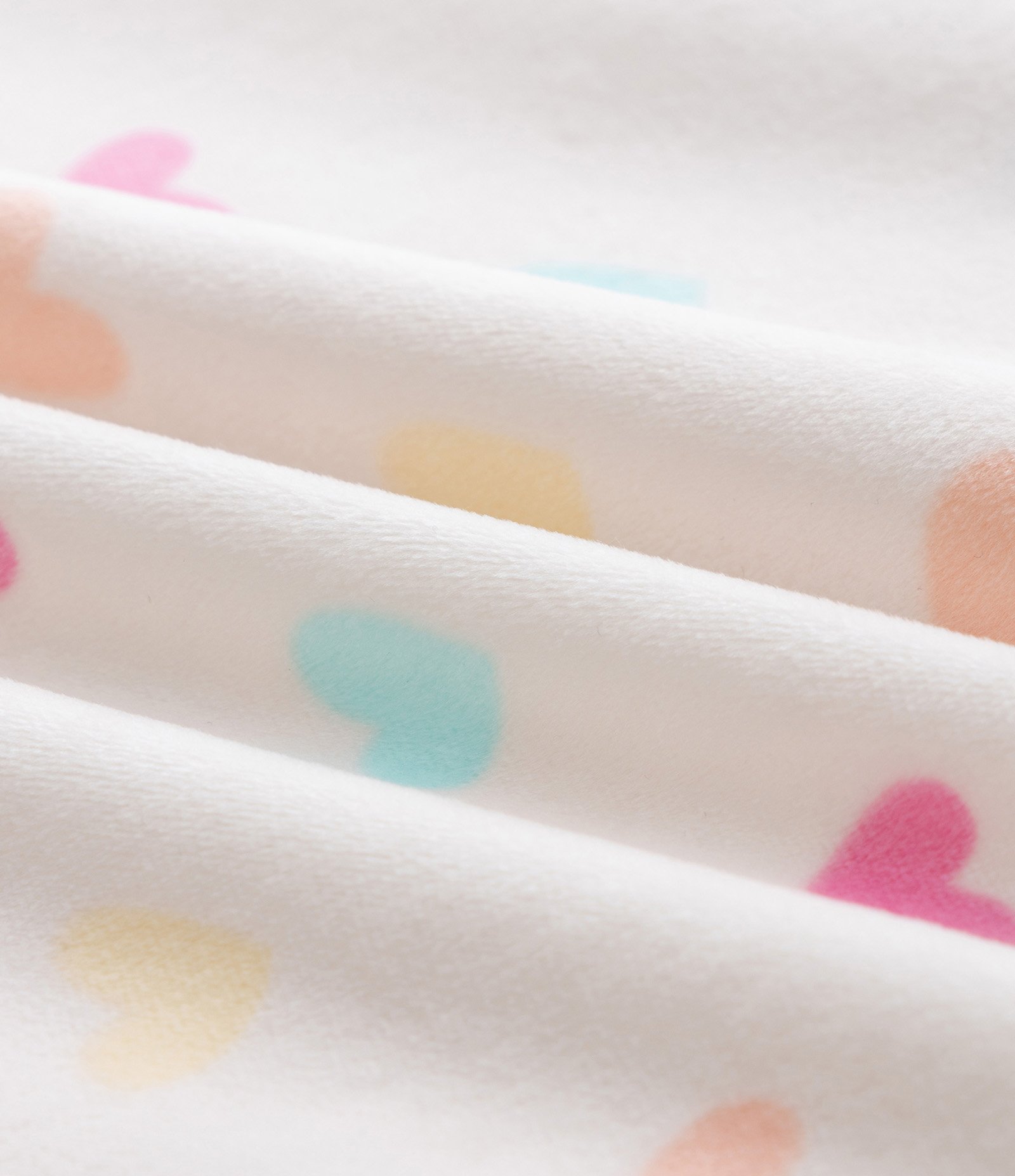 Pijama Infantil com Corações e Pompons – Tam 1 a 4 Anos Off White 8