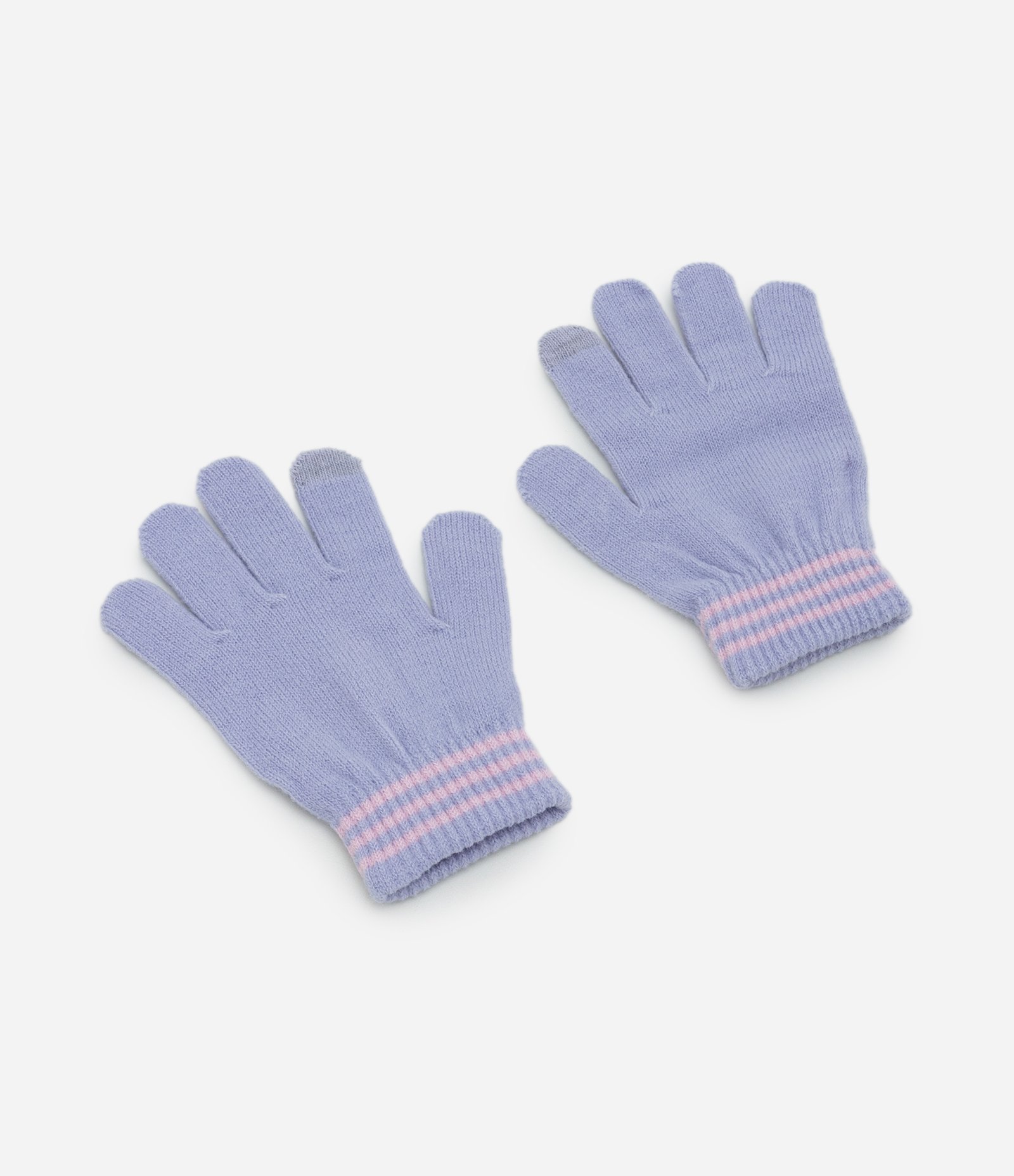 Luva Infantil em Tricô com Estampa Stitch e Angel – Tam 3/4 a 9/12 Lilás 2