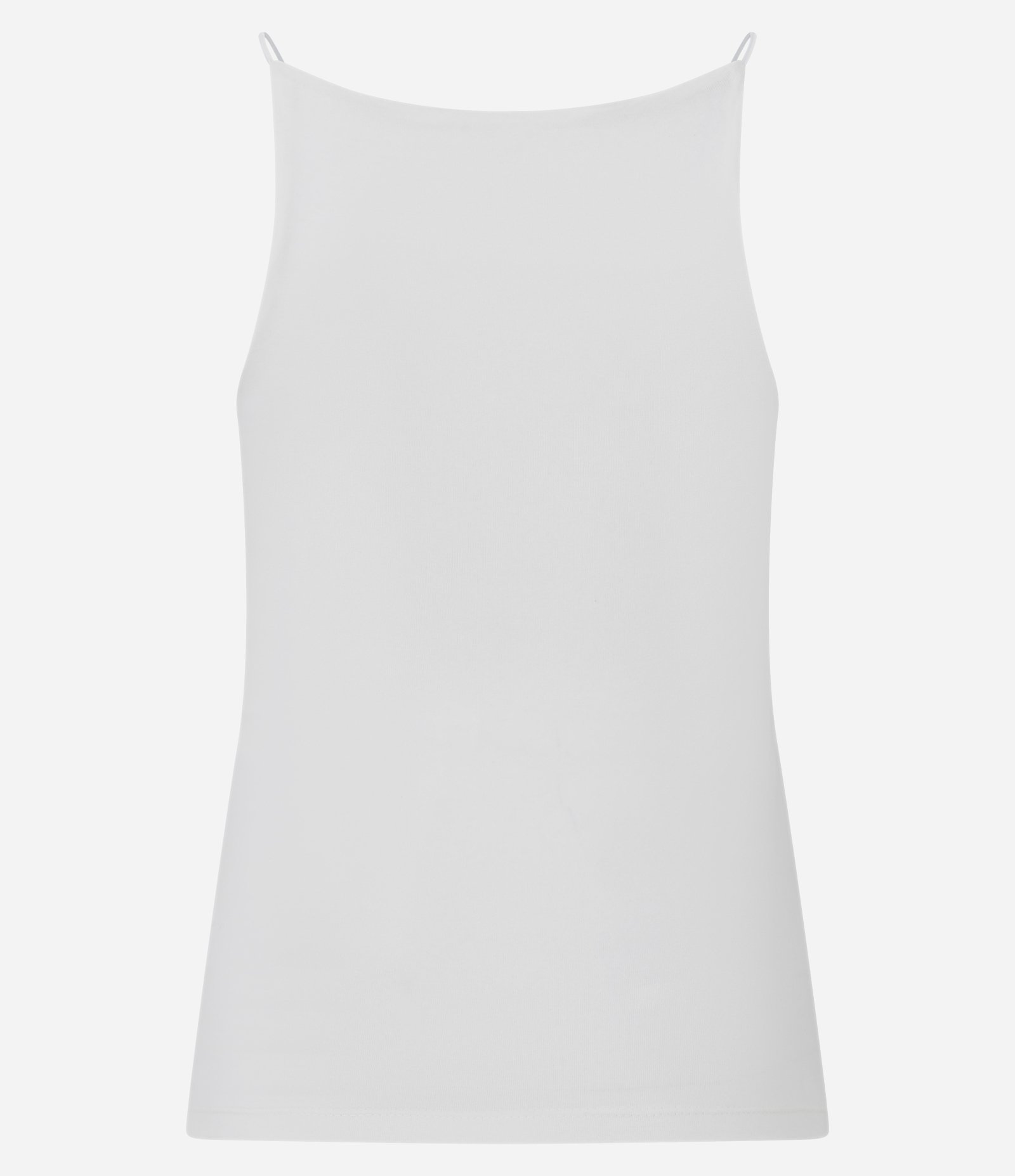 Blusa sem Manga com Decote Halter e Alça Elástico Branco 6