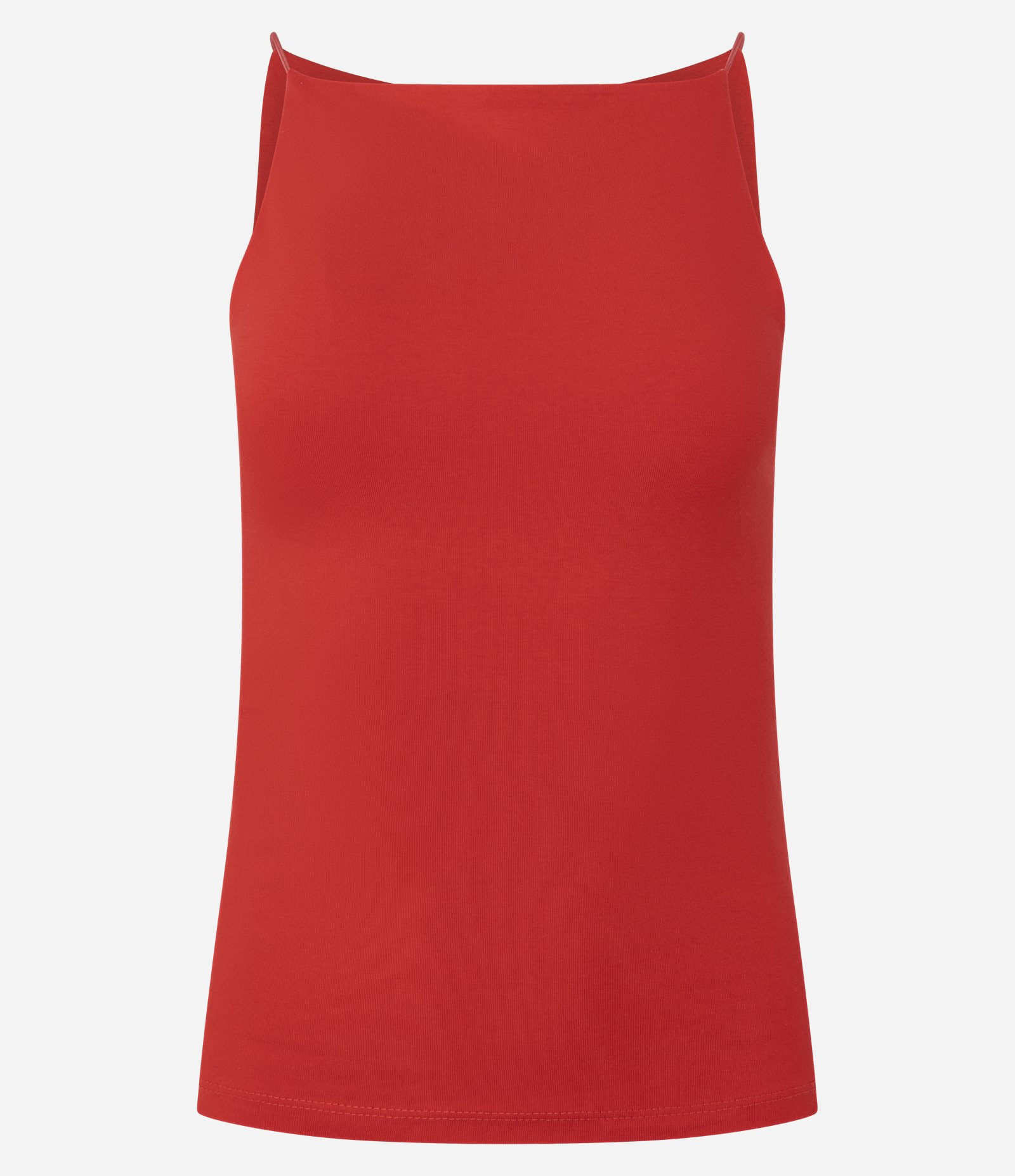 Blusa sem Manga com Decote Halter e Alça Elástico Vermelho 5