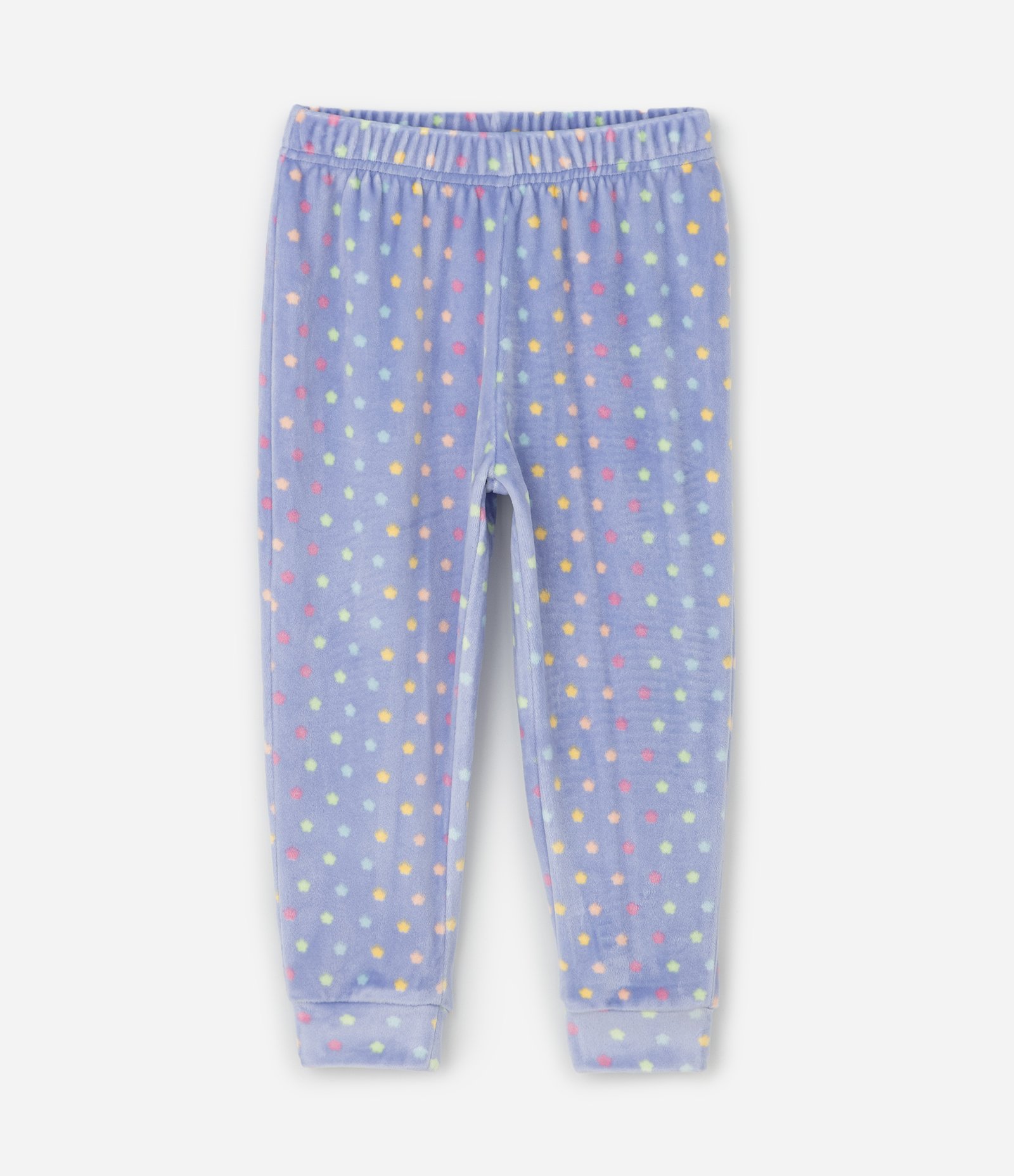 Pijama Infantil em Sherpa com Casaco e Calça Estampada – Tam 1 a 6 Anos Multicores 4