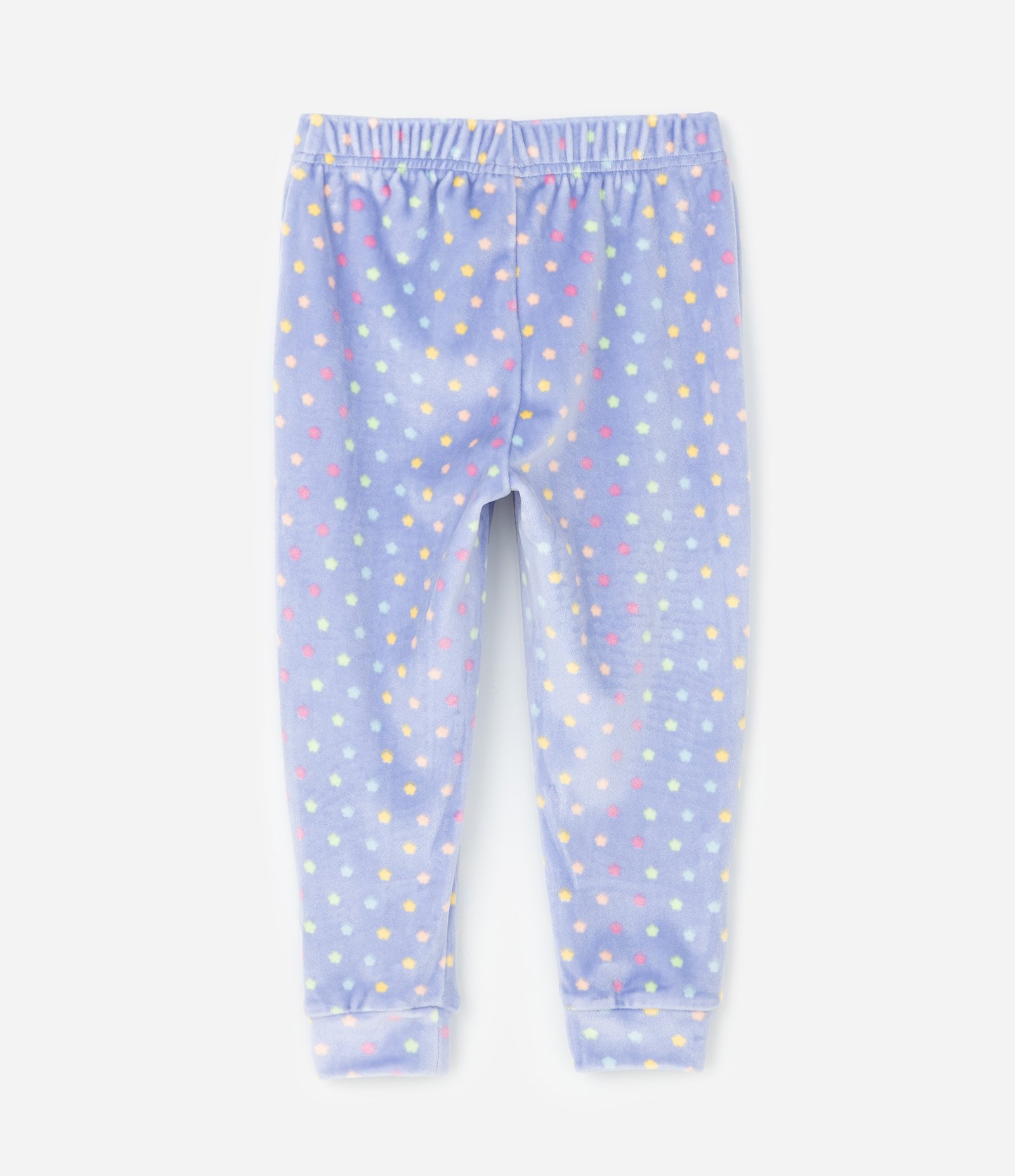 Pijama Infantil em Sherpa com Casaco e Calça Estampada – Tam 1 a 6 Anos Multicores 5