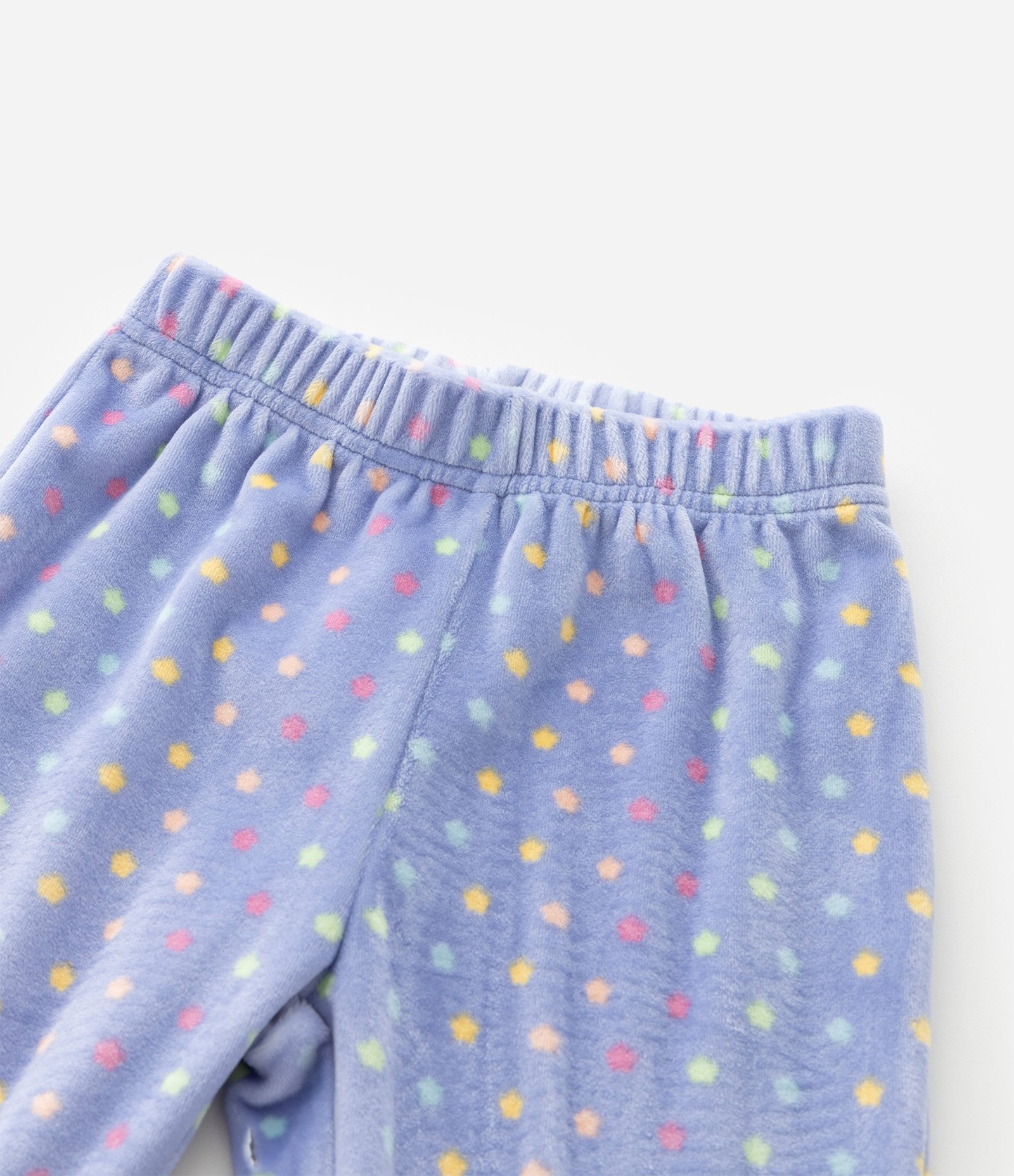 Pijama Infantil em Sherpa com Casaco e Calça Estampada – Tam 1 a 6 Anos Multicores 7