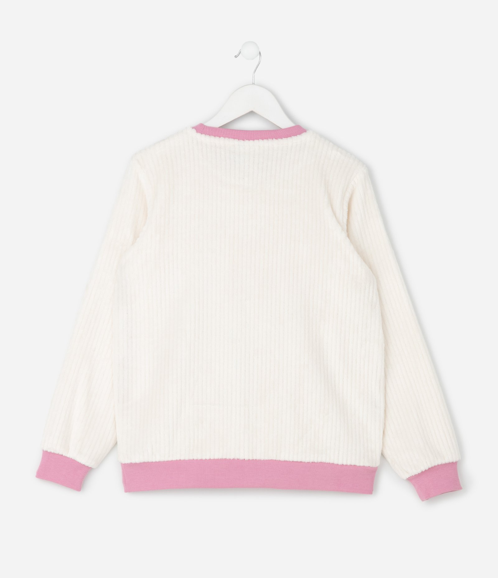 Pijama Infantil Longo com Estampa Laço e Cereja – Tam 4 a 14 Anos Bracon/Rosa 4