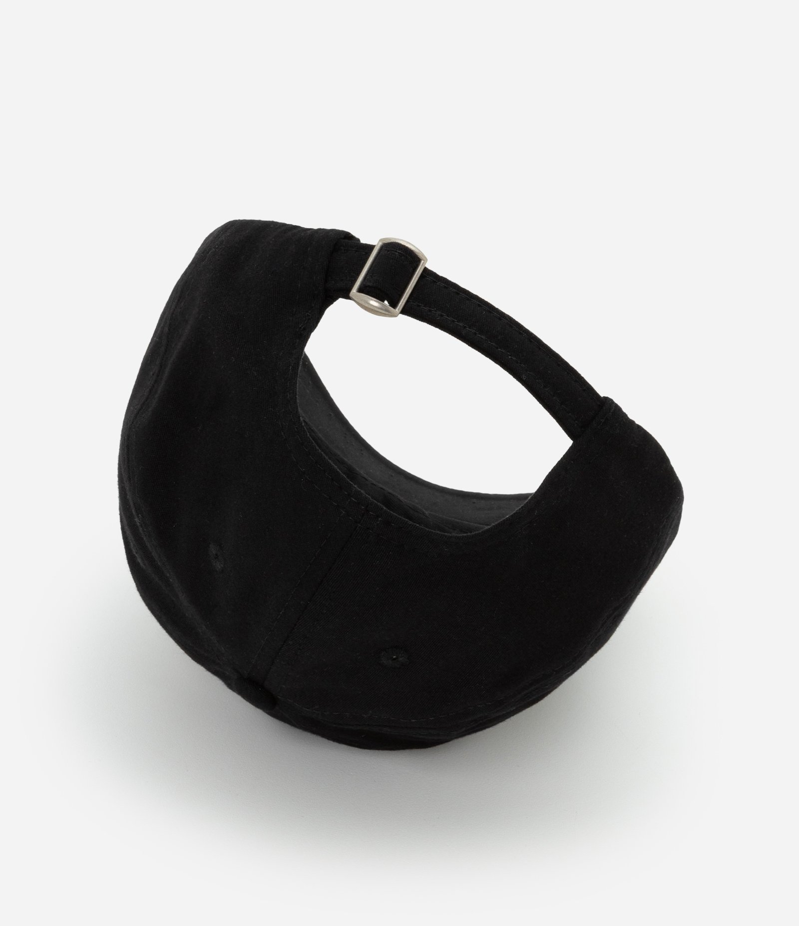 Boné Aba Curva em Sarja com Bordado Sensitive Content Preto 4