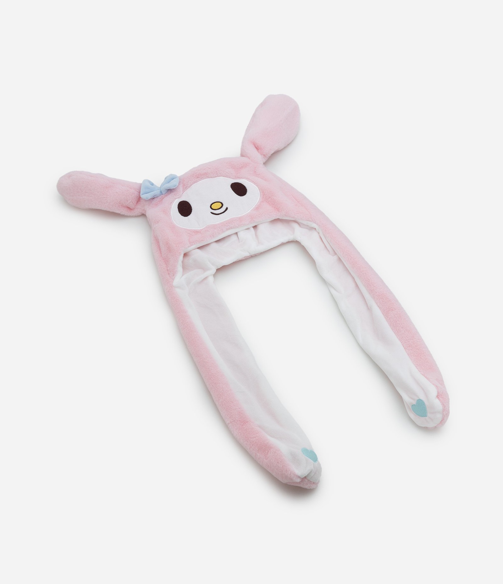 Gorro Infantil Interativo em Pelúcia com Estampa My Melody – Tam U Rosa/Off White 1