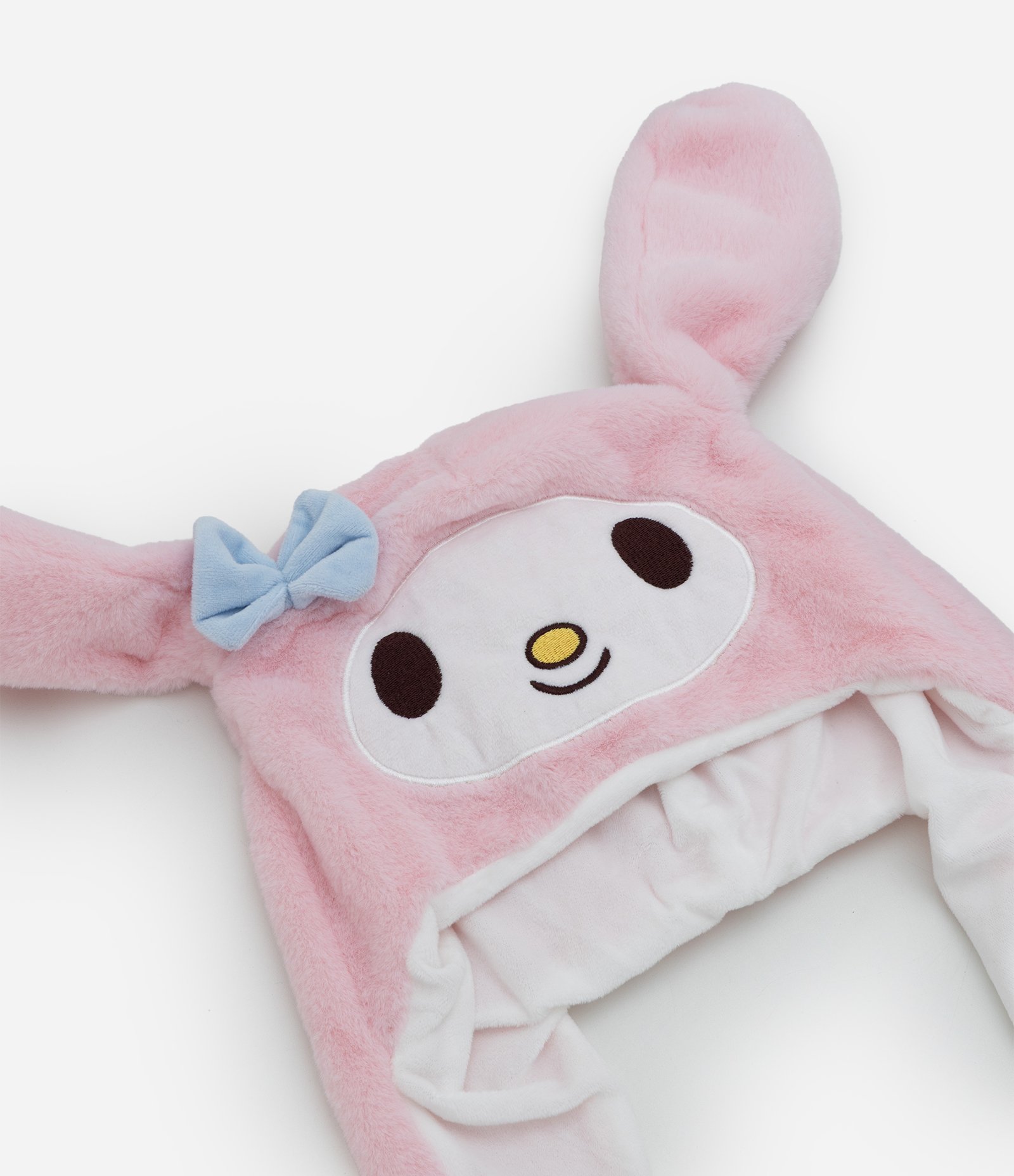 Gorro Infantil Interativo em Pelúcia com Estampa My Melody – Tam U Rosa/Off White 5