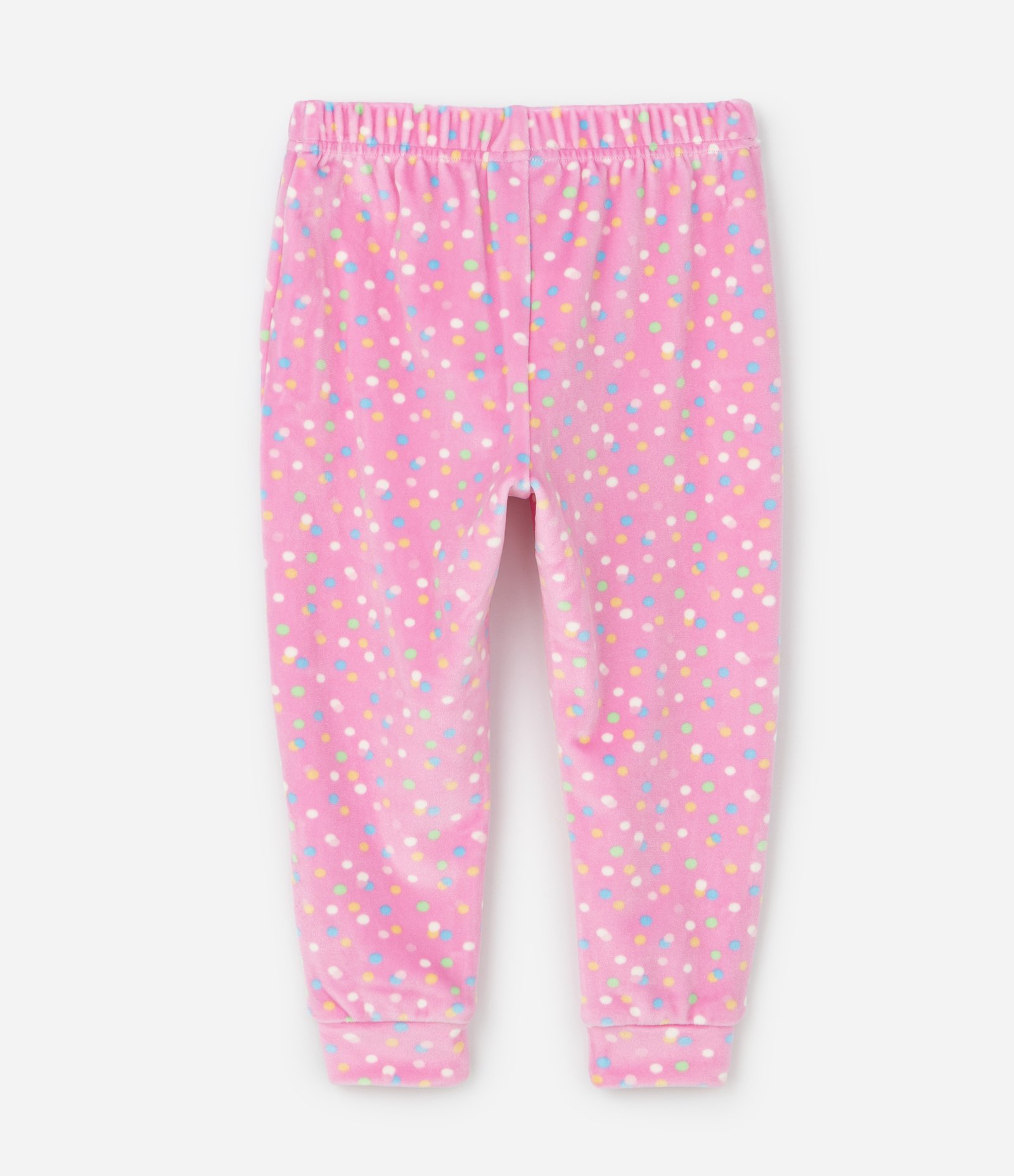 Pijama Infantil Longo com Estampa Floral – Tam 2 a 4 Anos Rosa/Azul Claro 6
