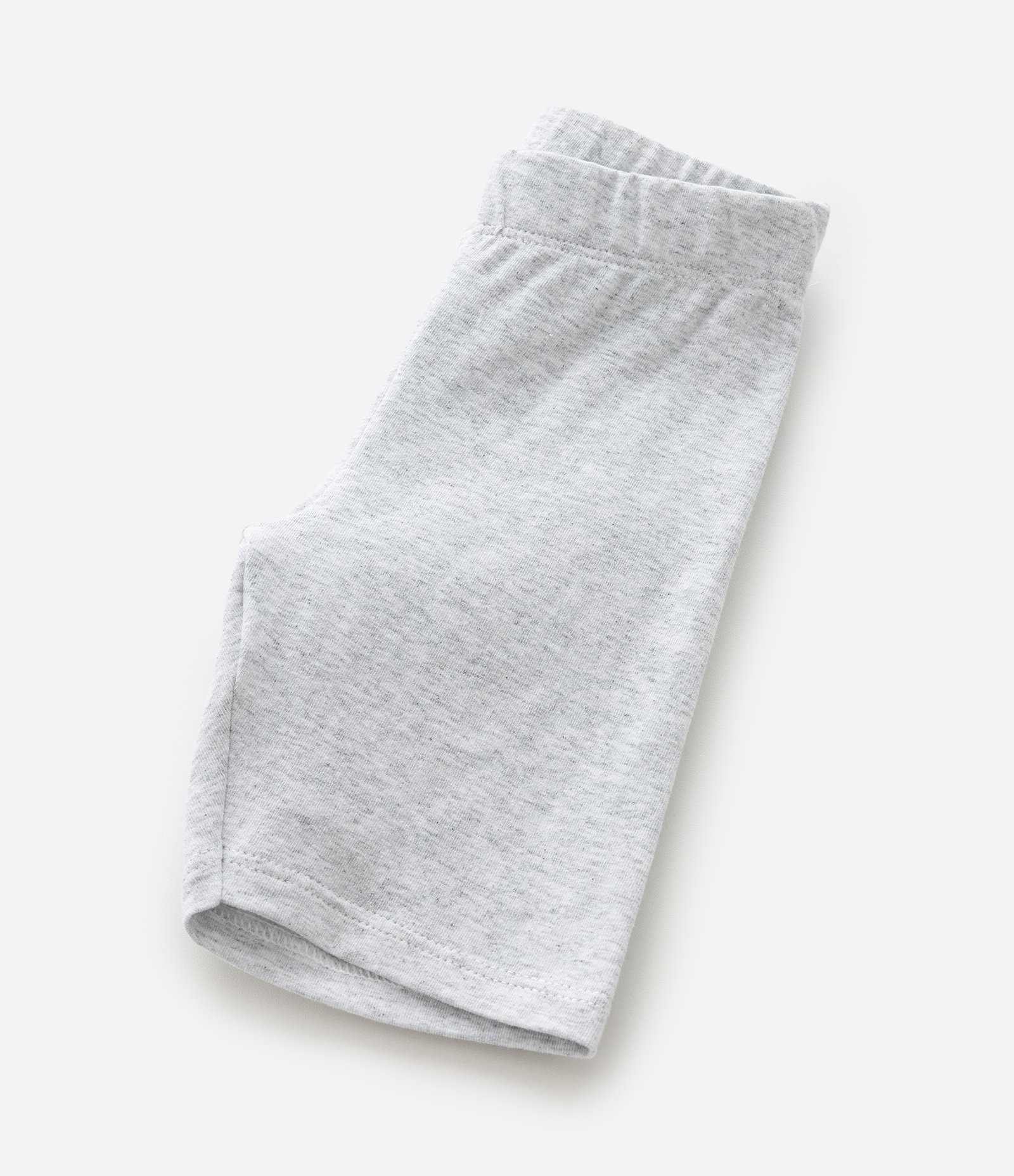 Bermuda Ciclista Infantil em Cotton Mescla - Tam 1 a 6 Anos Cinza 5