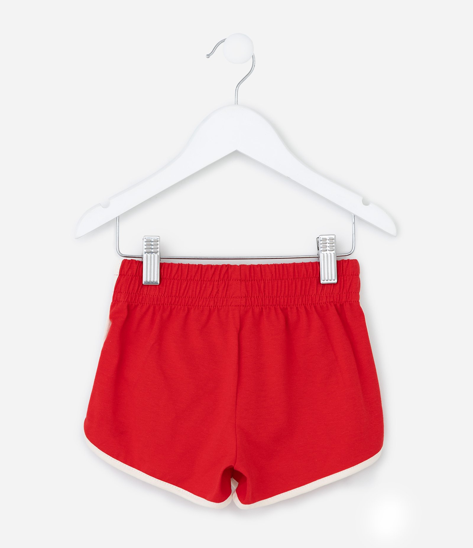 Short Runner Infantil com Detalhes Contrastantes - Tam 1 a 6 Anos Vermelho 3