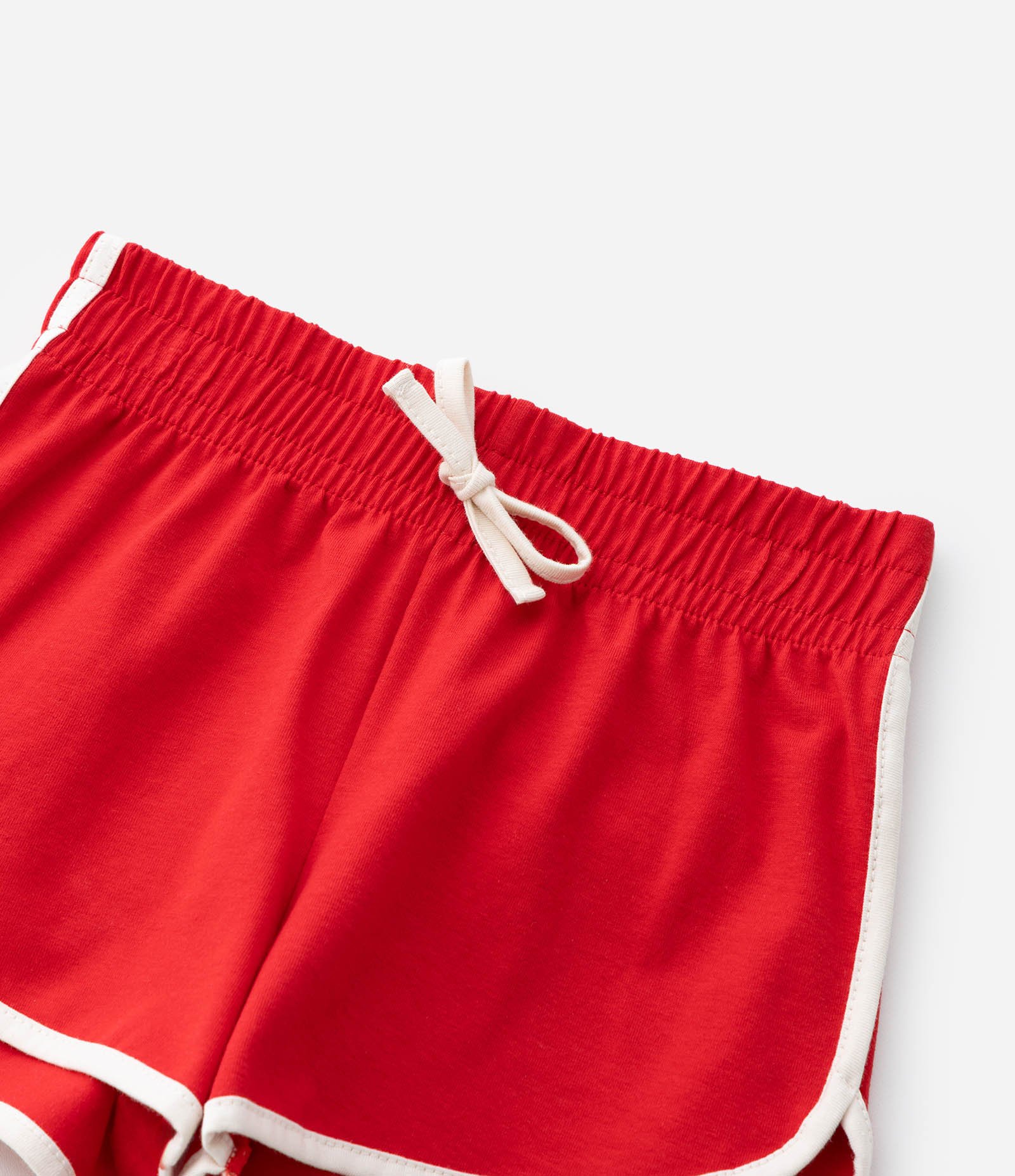 Short Runner Infantil com Detalhes Contrastantes - Tam 1 a 6 Anos Vermelho 6