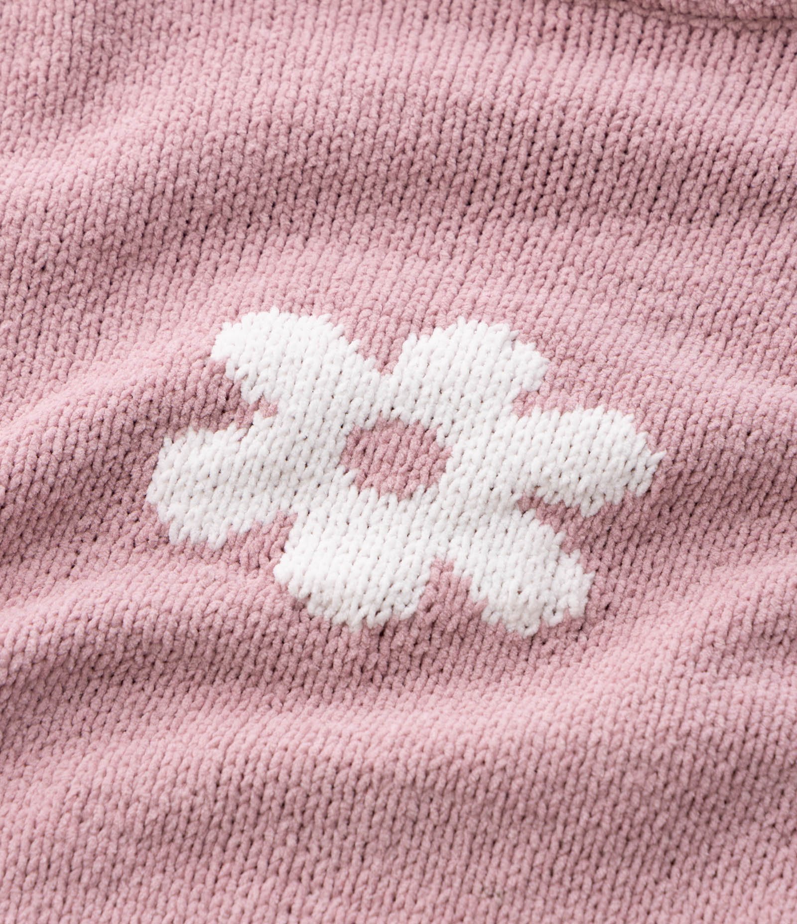 Casaco Infantil em Tricô com Estampa Floral – Tam 5 a 14 Anos Rosa 4