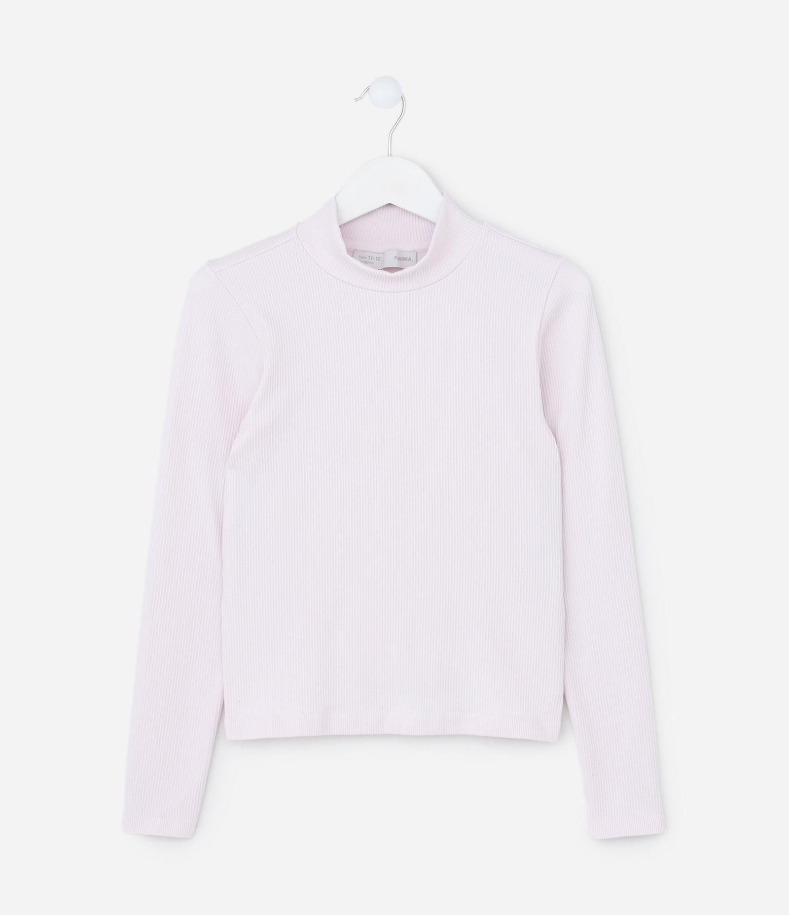 Camiseta Infantil Seamless com Gola Alta – Tam 5 a 14 Anos Rosa Neve 2