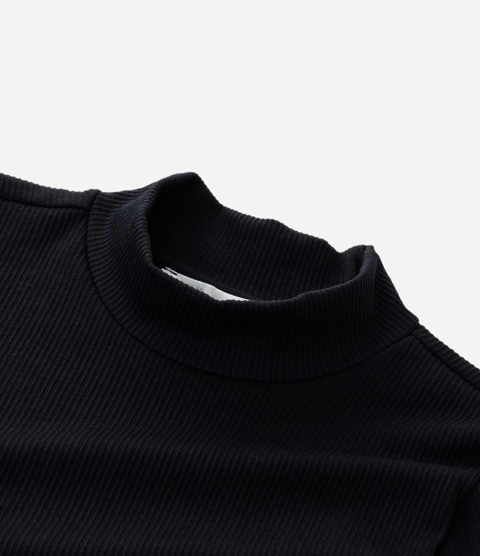 Camiseta Infantil Seamless com Gola Alta – Tam 5 a 14 Anos Preto 4