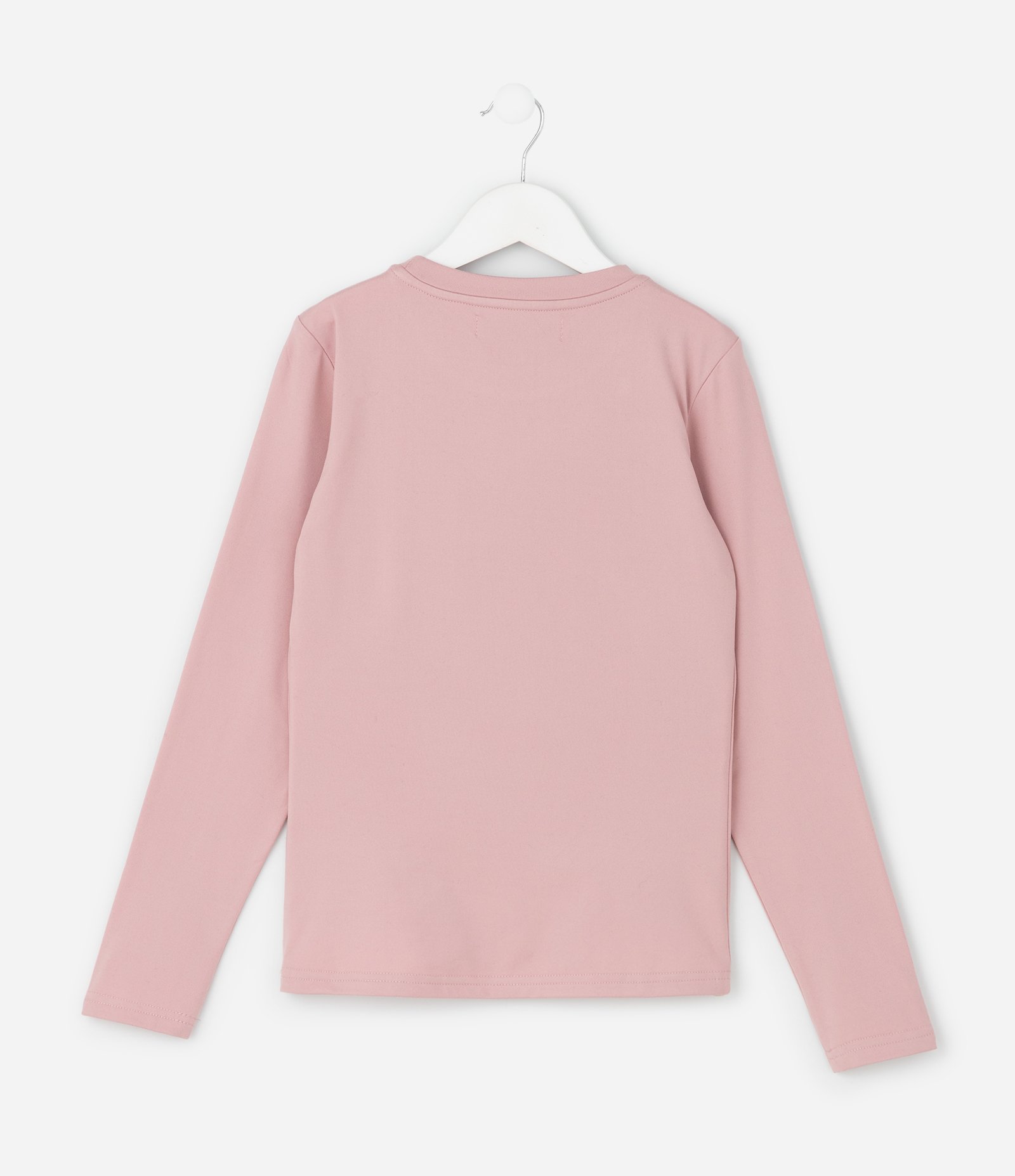 Camiseta Térmica Infantil com Manga Longa – Tam 5 a 16 Anos Rosa Claro 3
