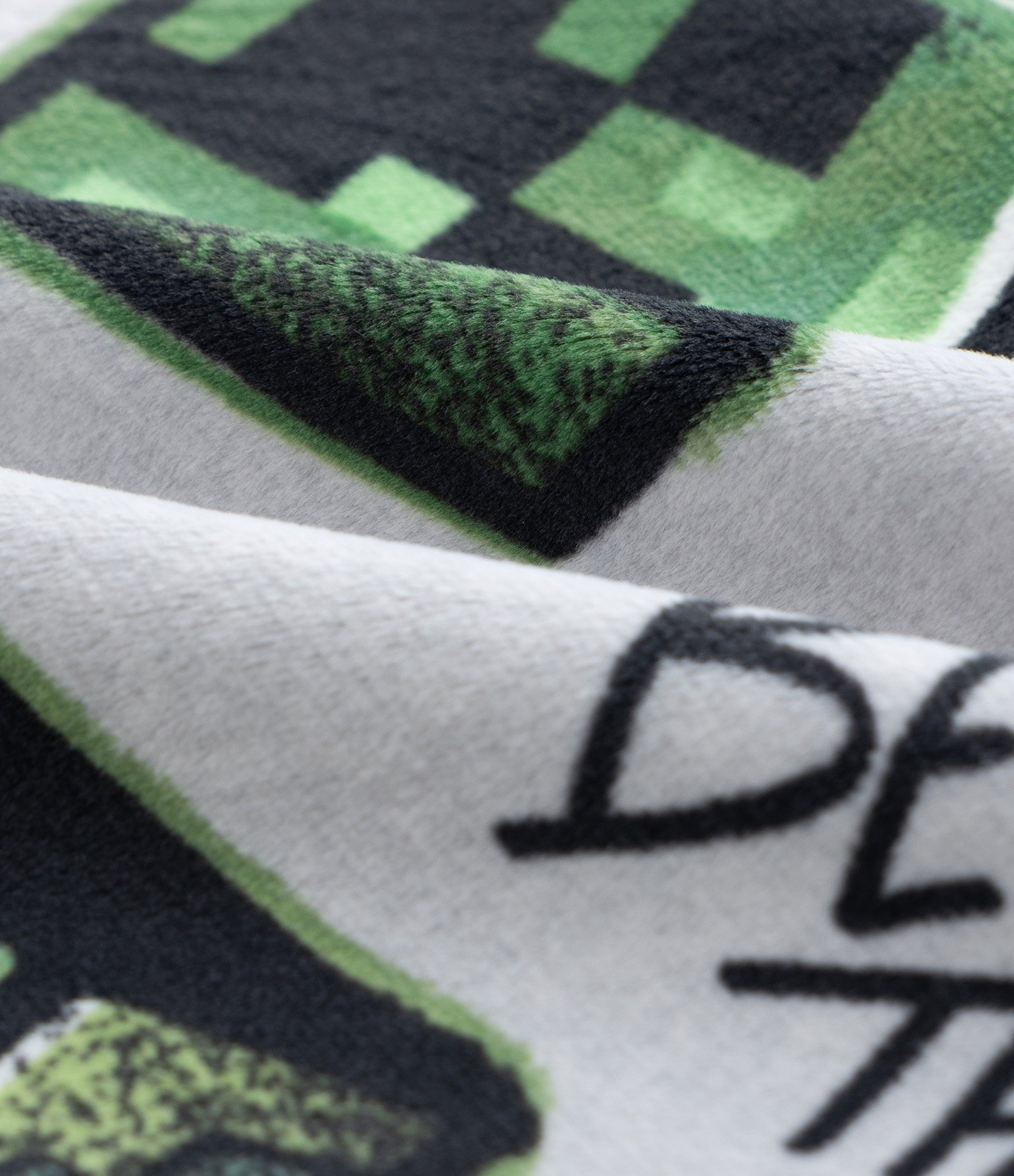 Pijama Infantil em Plush com Estampa Minecraft – Tam 5 a 14 Anos Cinza 7