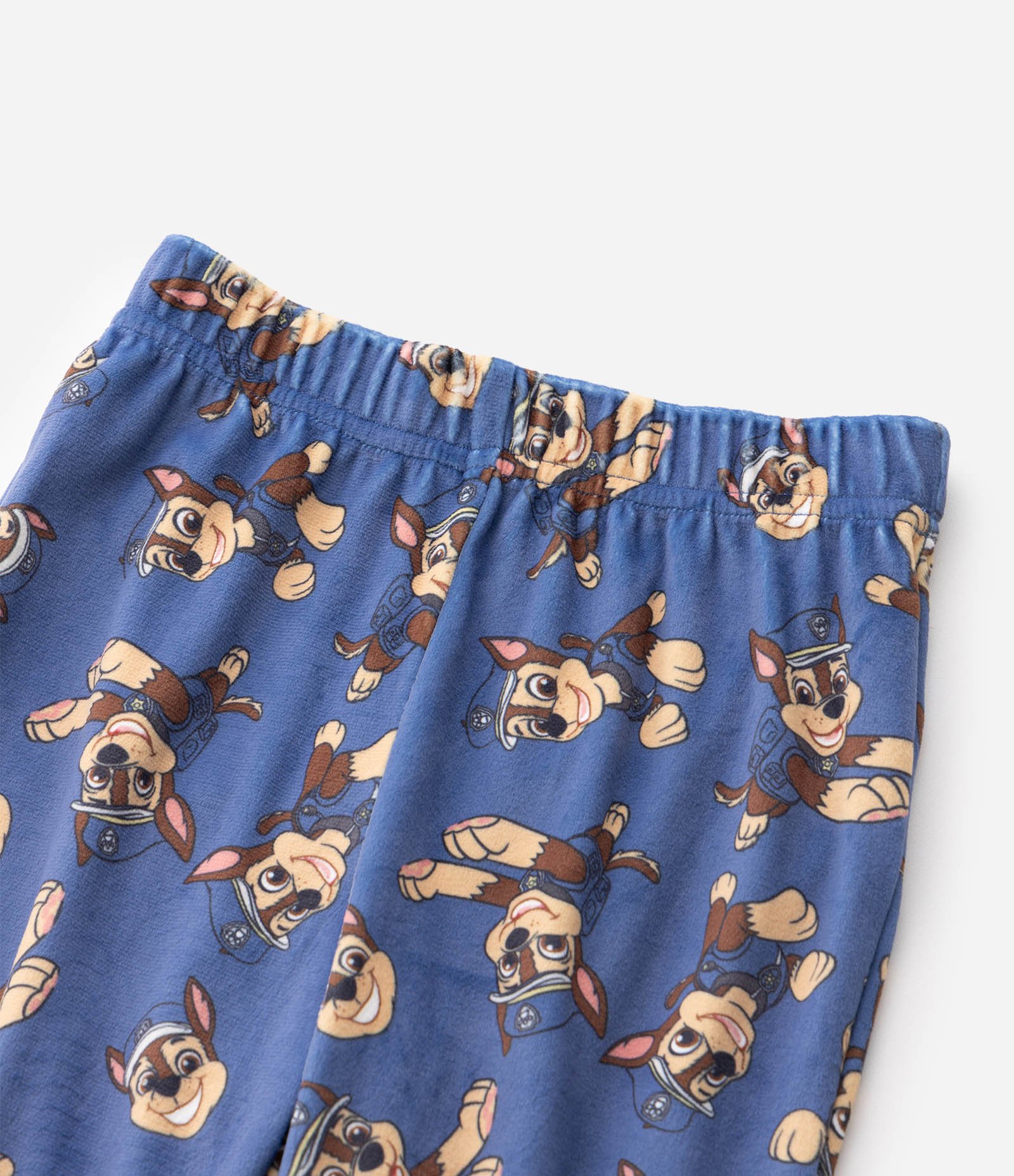 Pijama Infantil com Estampa Chase Patrulha Canina – Tam 2 a 6 Anos Azul/Bege 3