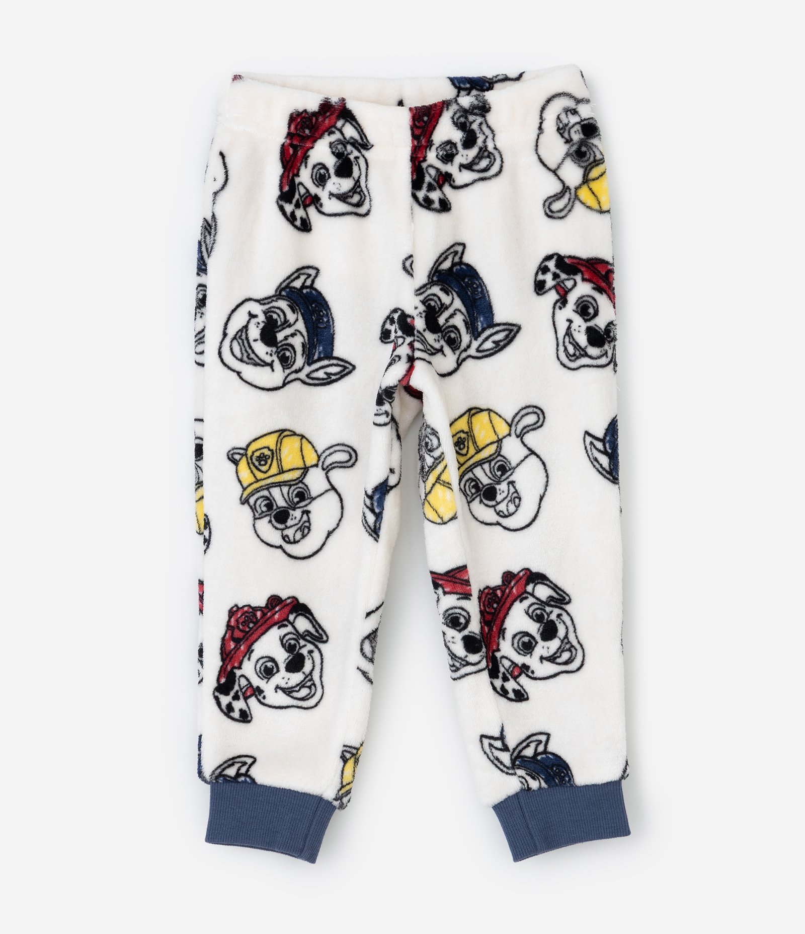 Pijama Infantil Longo com Estampa Patrulha Canina – Tam 2 a 6 Anos Bege/Branco 7