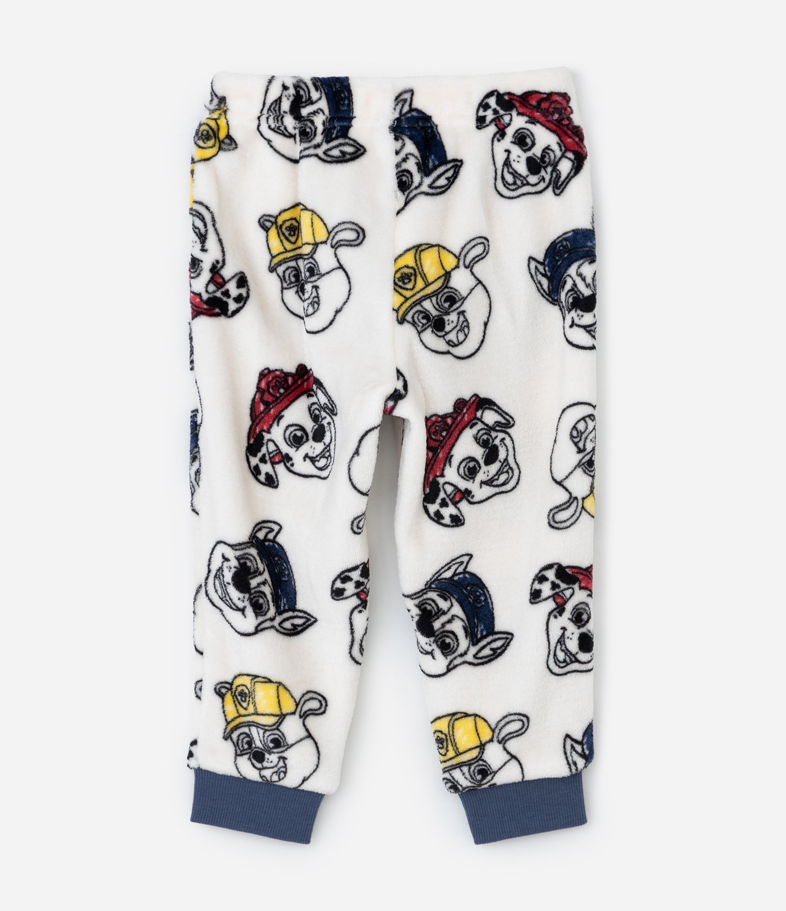 Pijama Infantil Longo com Estampa Patrulha Canina – Tam 2 a 6 Anos Bege/Branco 8