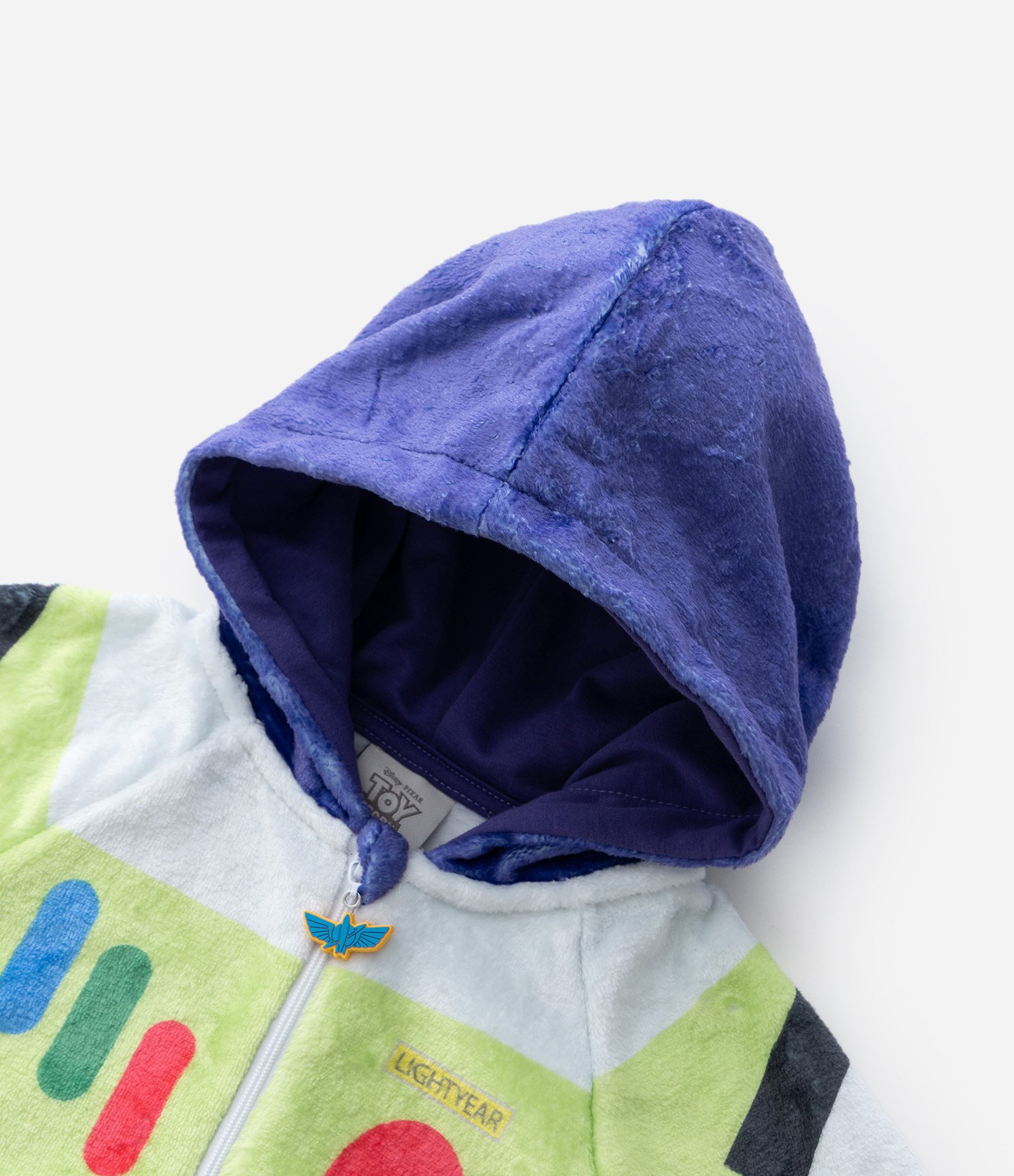 Pijama Infantil Jumper Buzz Lightyear – Tam 2 a 8 Anos Branco/Verde/Roxo 9