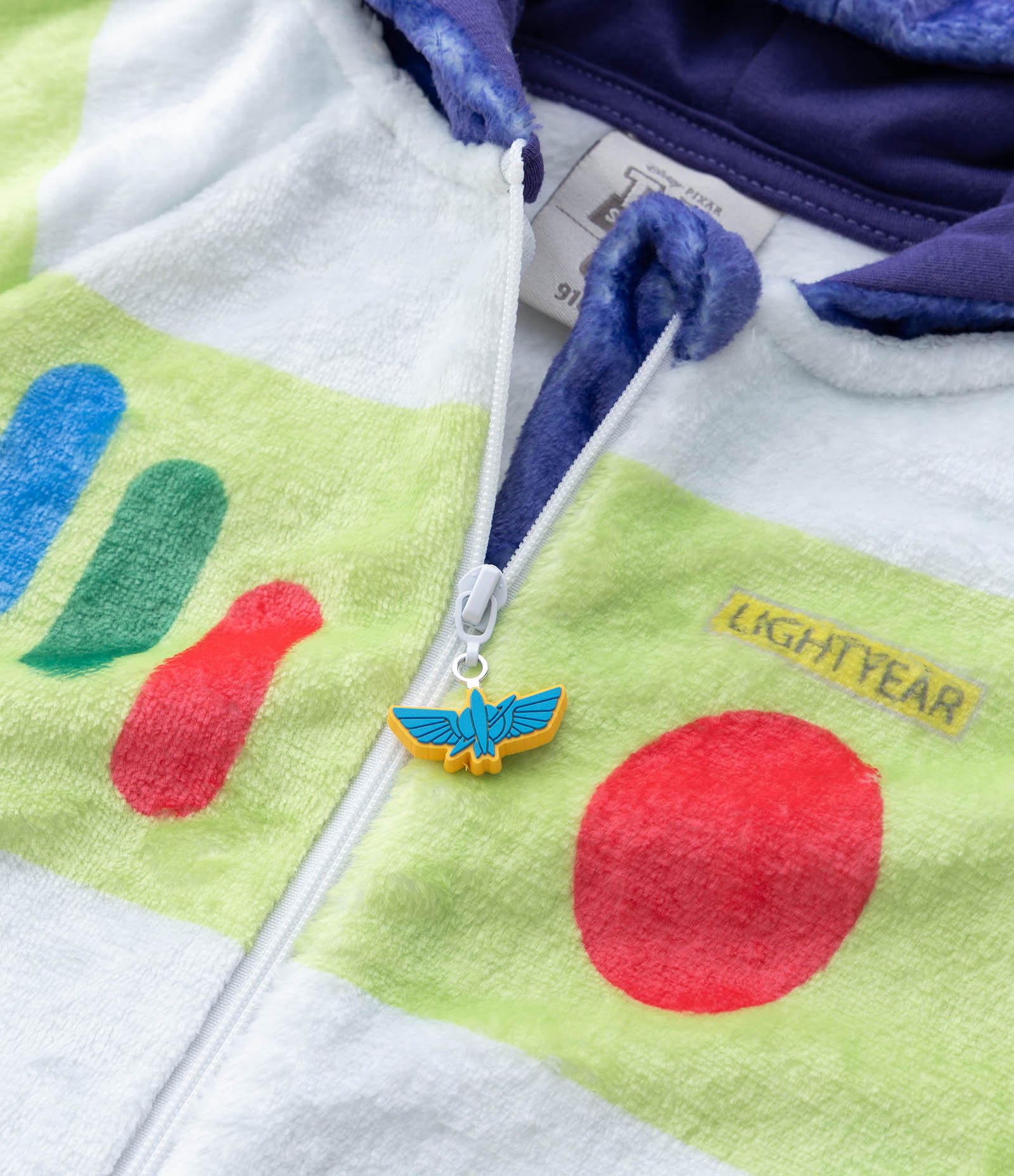Pijama Infantil Jumper Buzz Lightyear – Tam 2 a 8 Anos Branco/Verde/Roxo 10