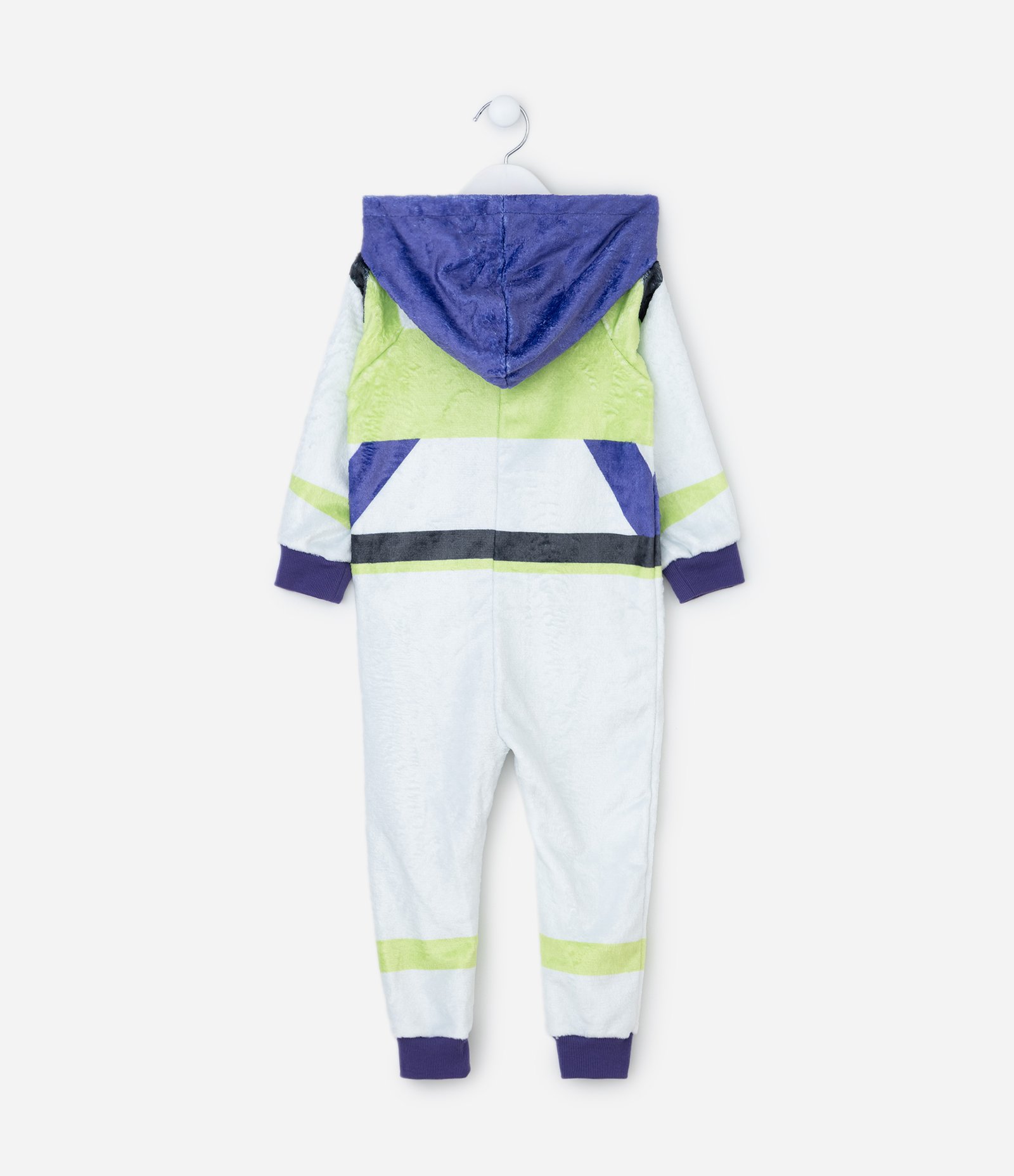 Pijama Infantil Jumper Buzz Lightyear – Tam 2 a 8 Anos Branco/Verde/Roxo 3