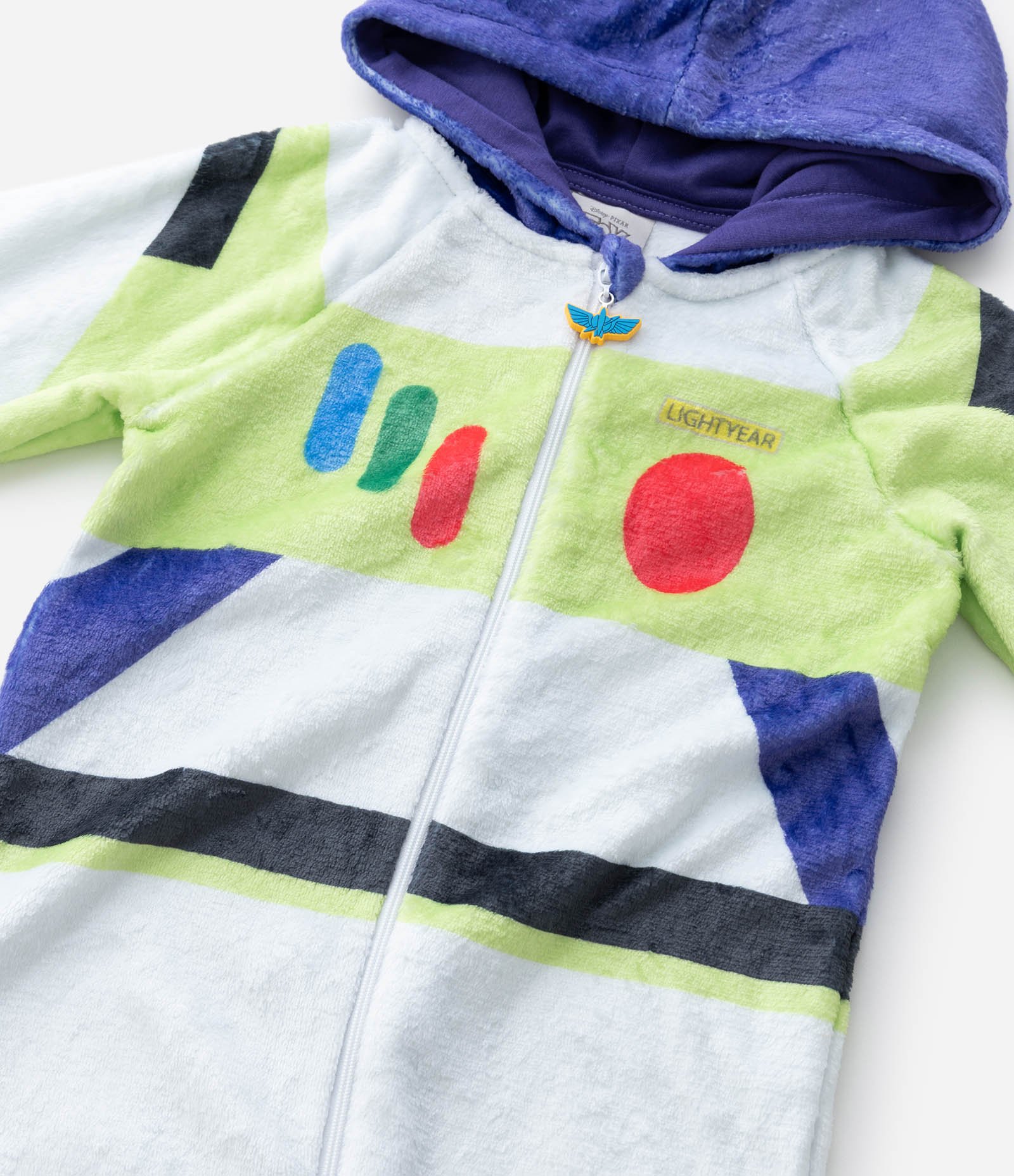 Pijama Infantil Jumper Buzz Lightyear – Tam 2 a 8 Anos Branco/Verde/Roxo 7