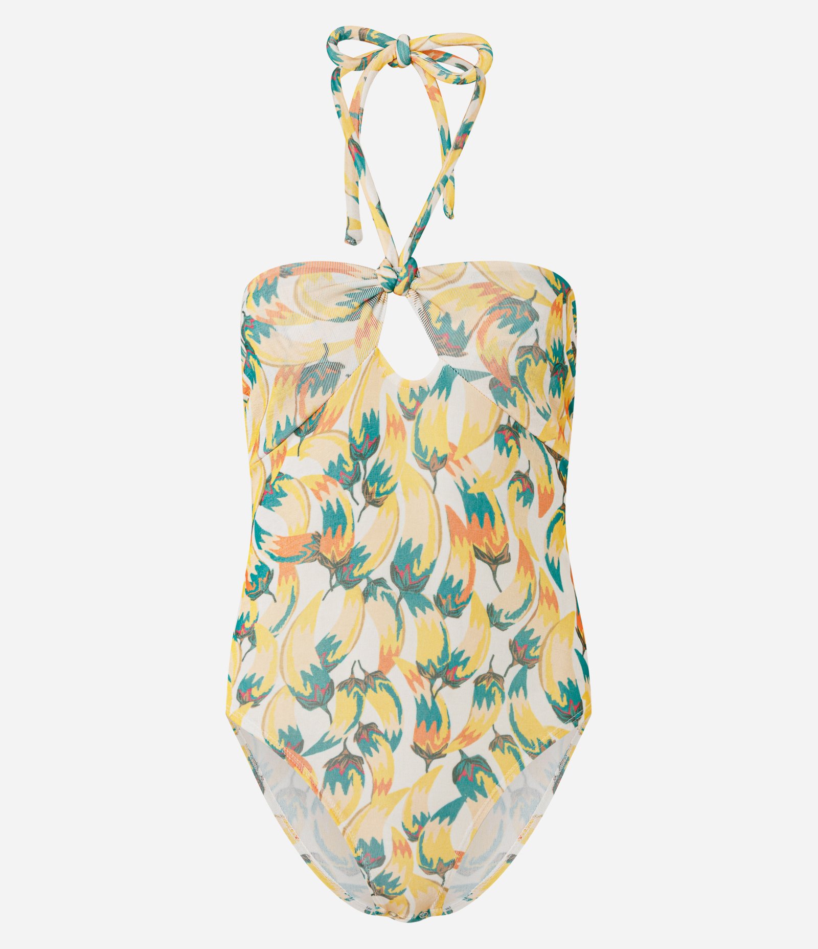 Body Frente Única com Estampa de Bananas Multicores 4